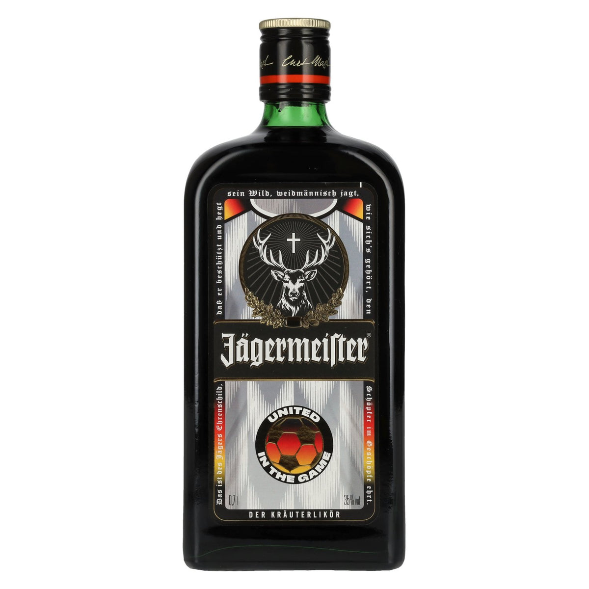 Jägermeister United in the Game 35 % vol. 0,7 l