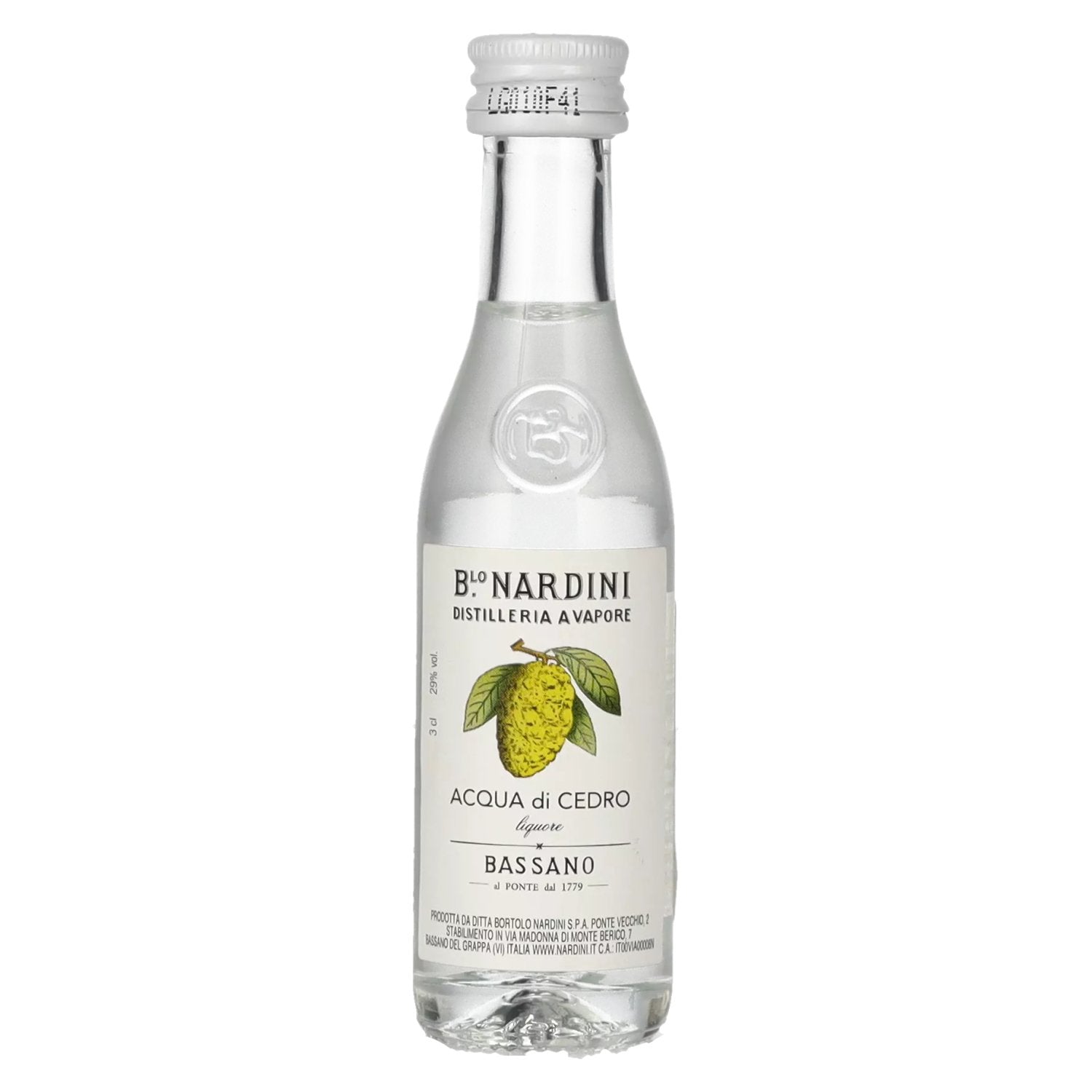 Nardini Acqua di Cedro Lemon Liqueur 29% Vol. 0,03l
