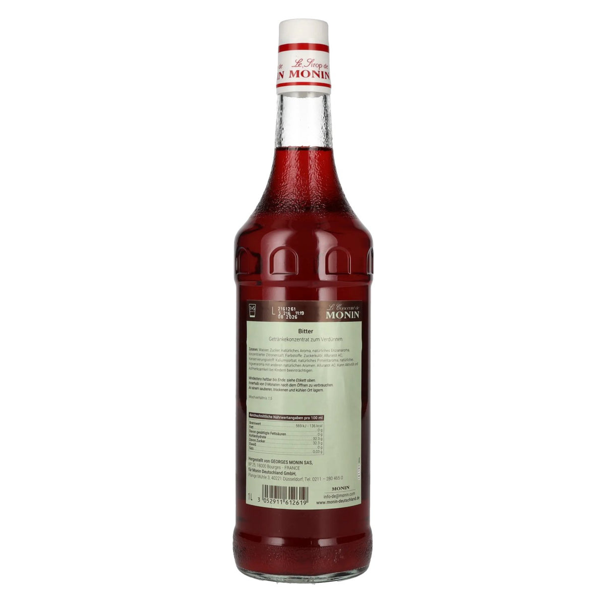 Le Sirop de Monin BITTER 1l