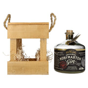 Roby Marton Gin Original Italian Premium Dry 47% Vol. 2l dans une caisse en bois