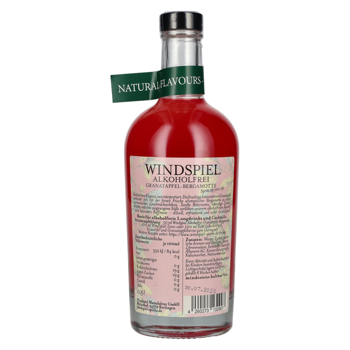 Windspiel Grenade-Bergamote Sans alcool 0,5 l