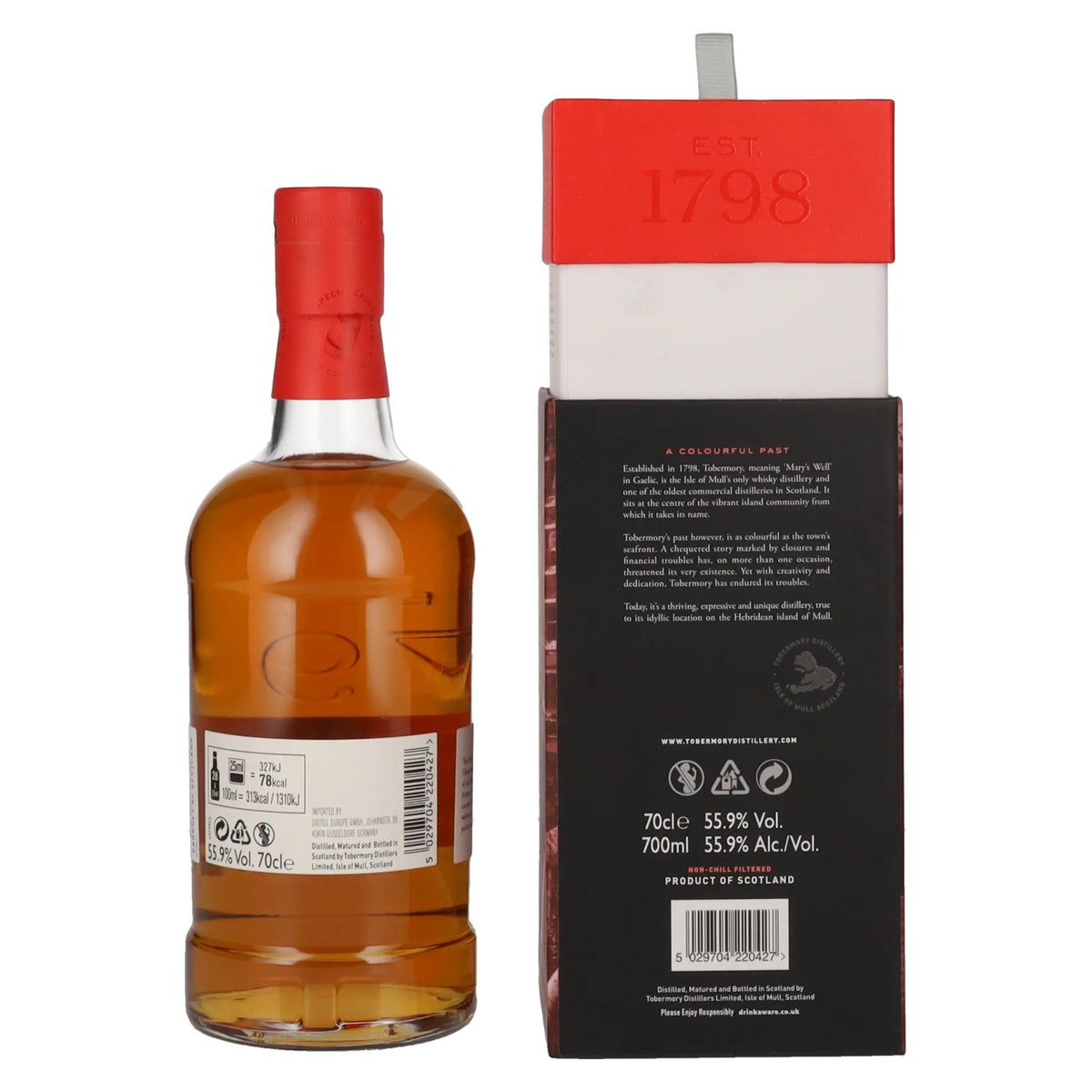 Tobermory 17 Years Old OLOROSO CASK MATURED Limited Edition 2004 55,9% Vol. 0,7l en boîte cadeau