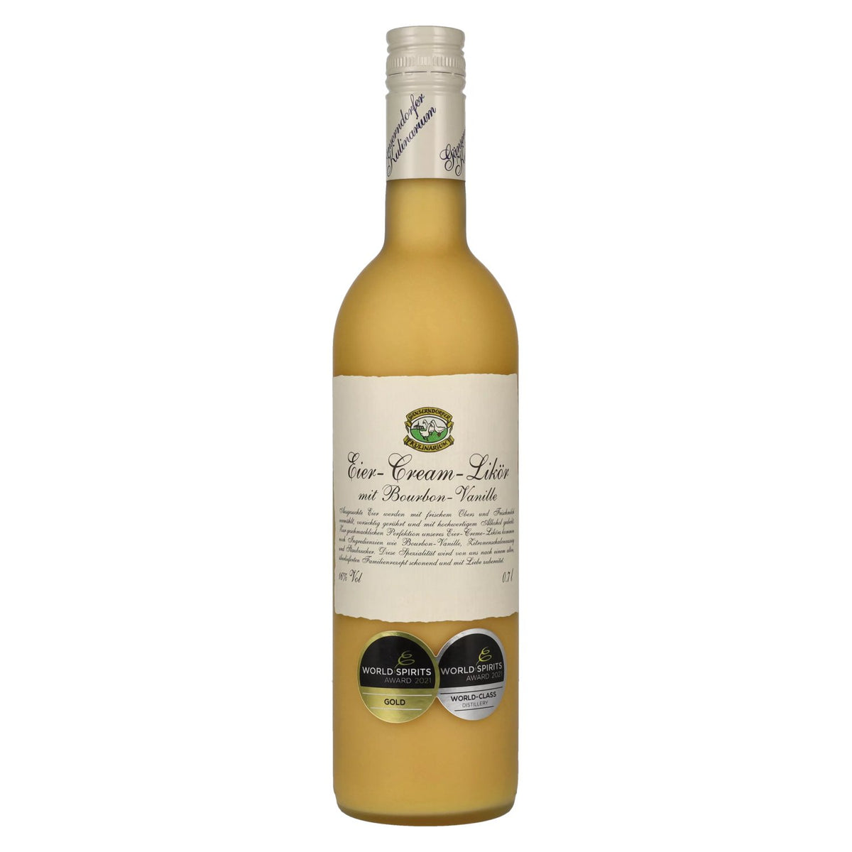 Gänserndorfer Kulinarium egg cream liqueur with bourbon vanilla 16% vol. 0.7l