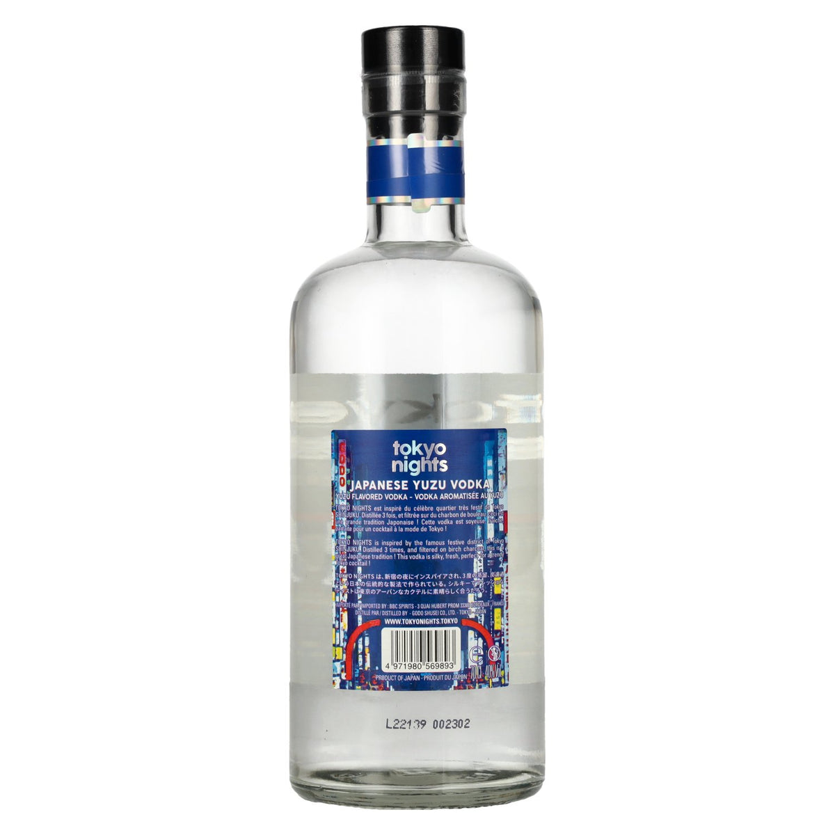 Tokyo Nights Japanese Vodka 40% Vol. 0,7l