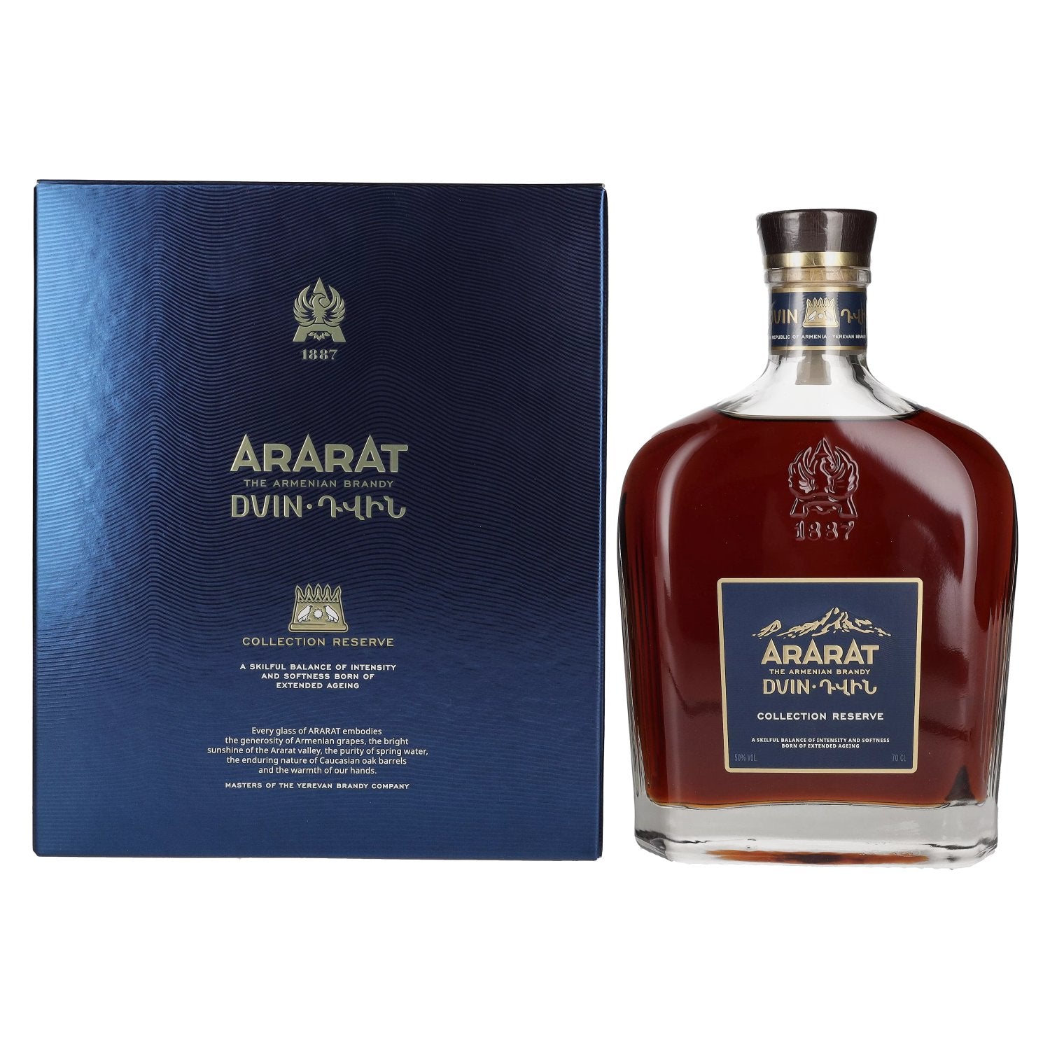 Ararat Dvin Collection Réserve 50% vol. 0,7l en coffret cadeau