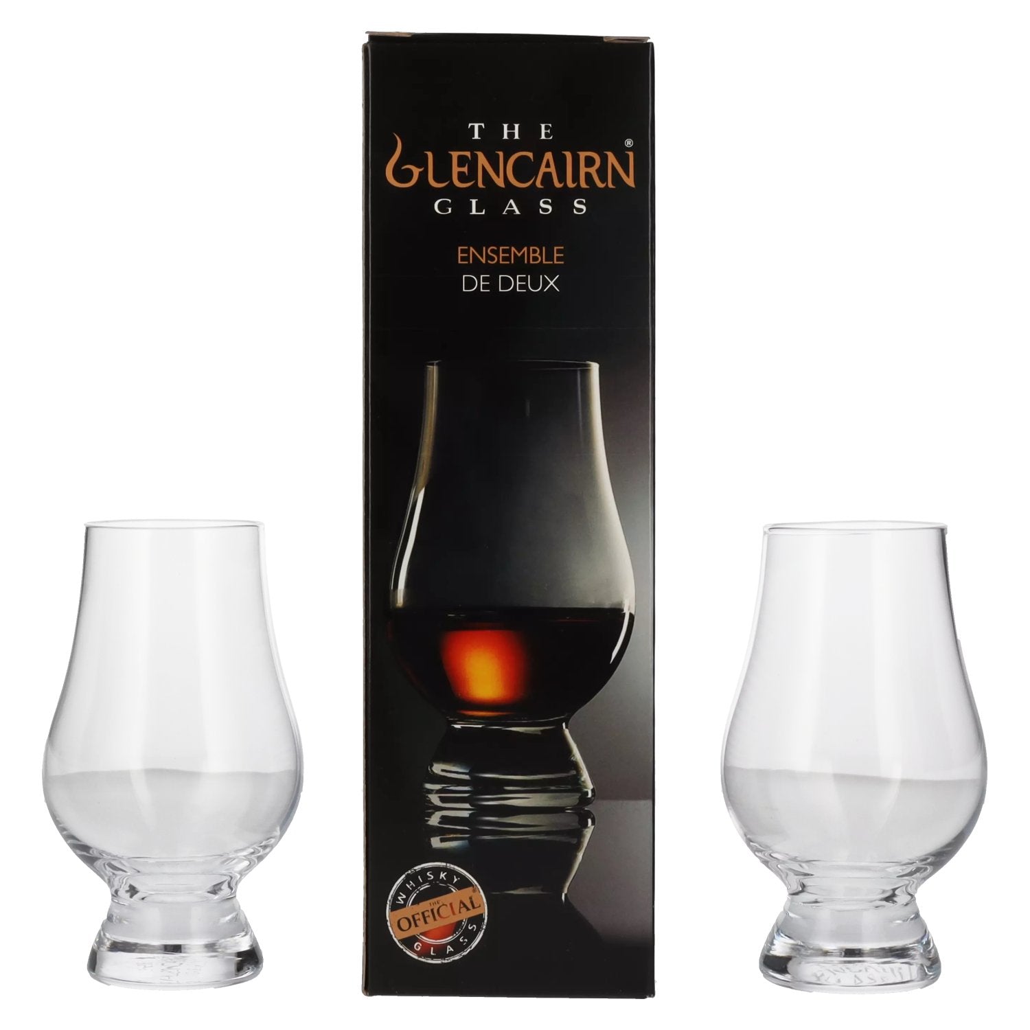 GLENCAIRN Whisky Glass Twin Pack 2x19 cl without calibration in gift box