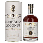 Ron Espero Caribbean Coconut &amp; Rum Liqueur 40% Vol. 0,7l in gift box