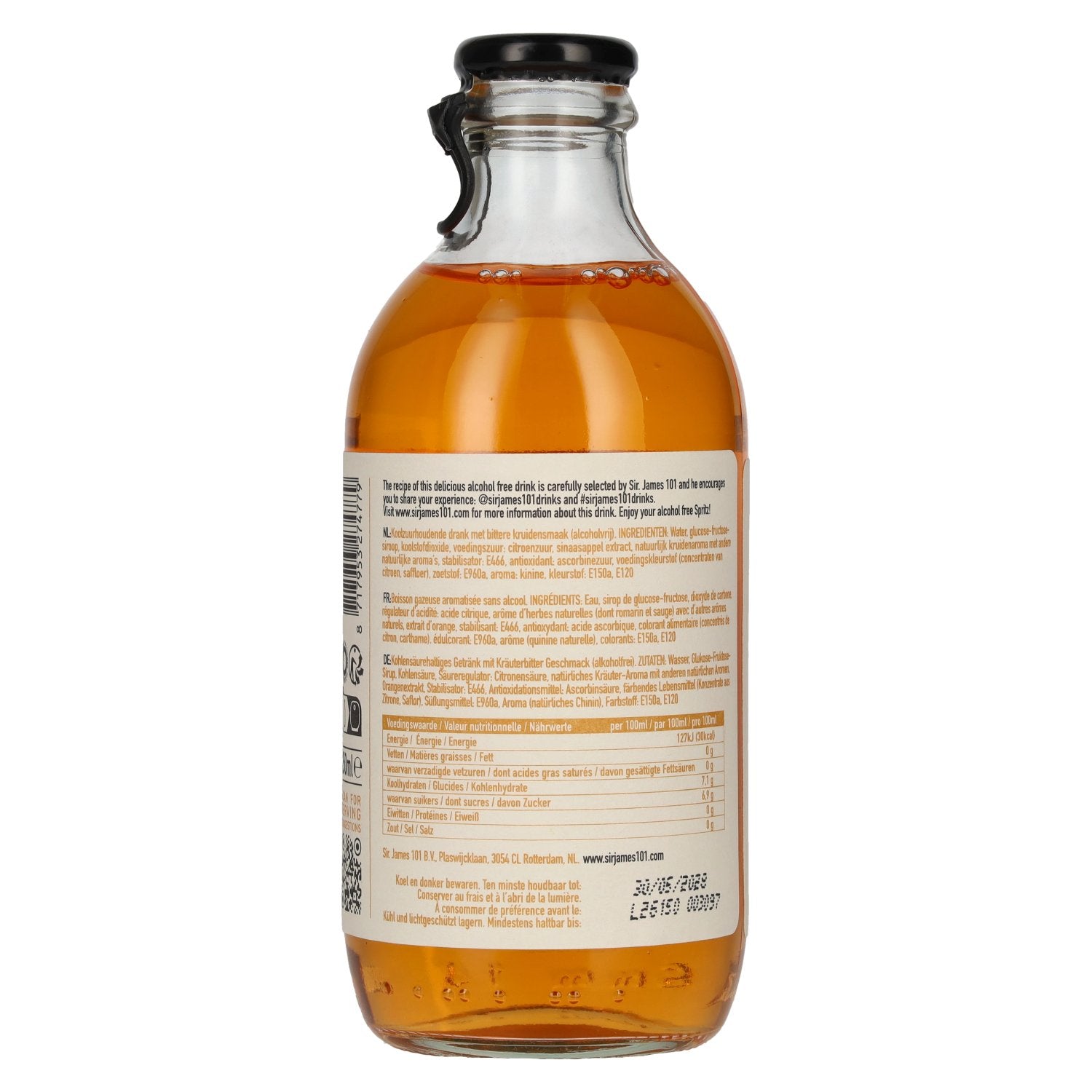 Sir. James 101 SPRITZ Apéritif sans alcool 0,25 l