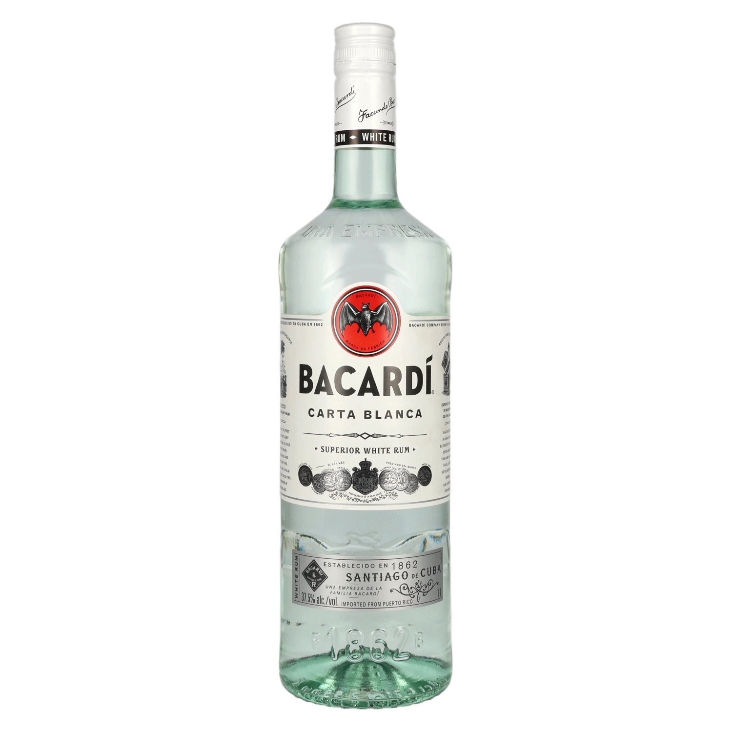 Bacardi Ron Carta Blanca Superior 37,5% Vol. 1l