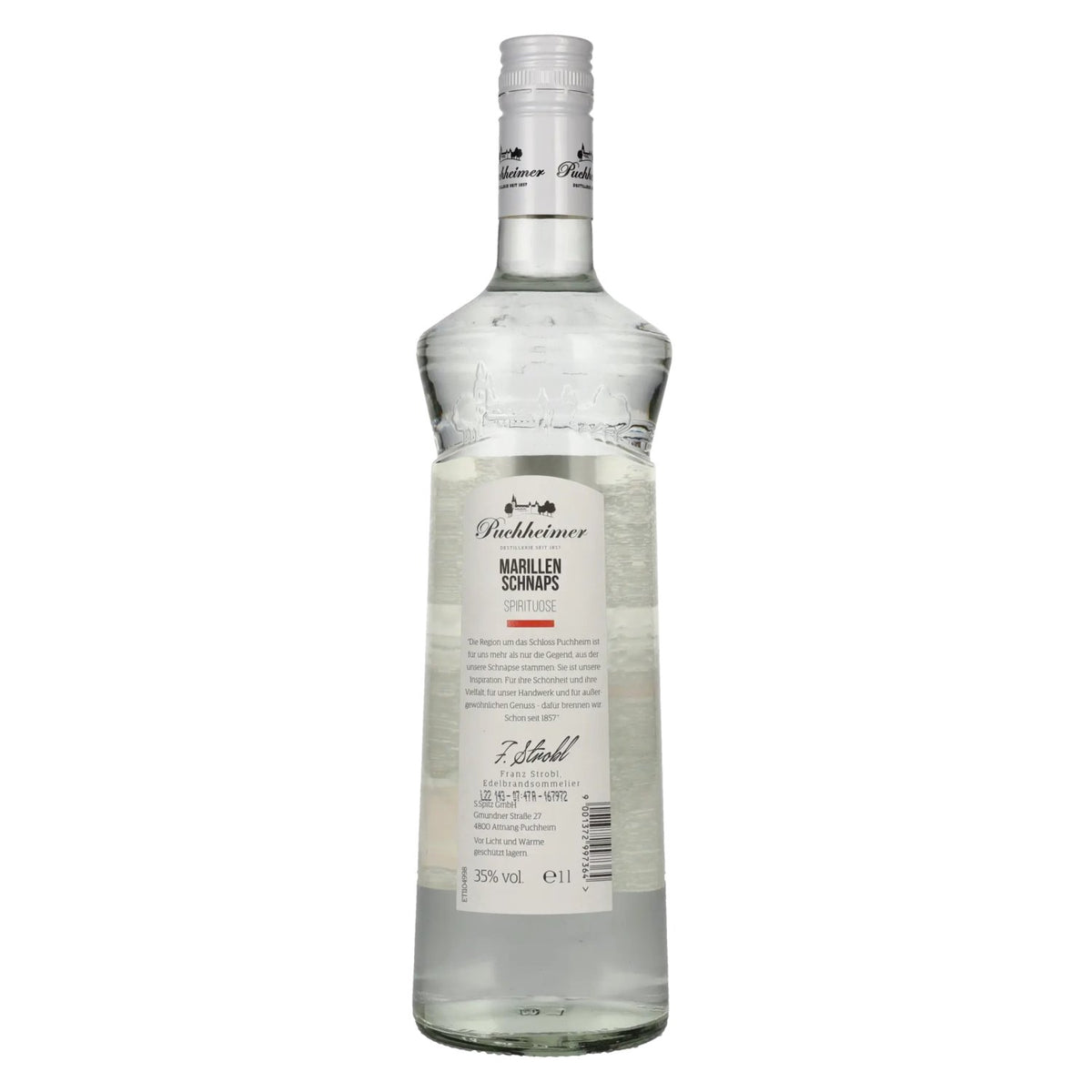 Puchheimer apricot schnapps 35% vol. 1l