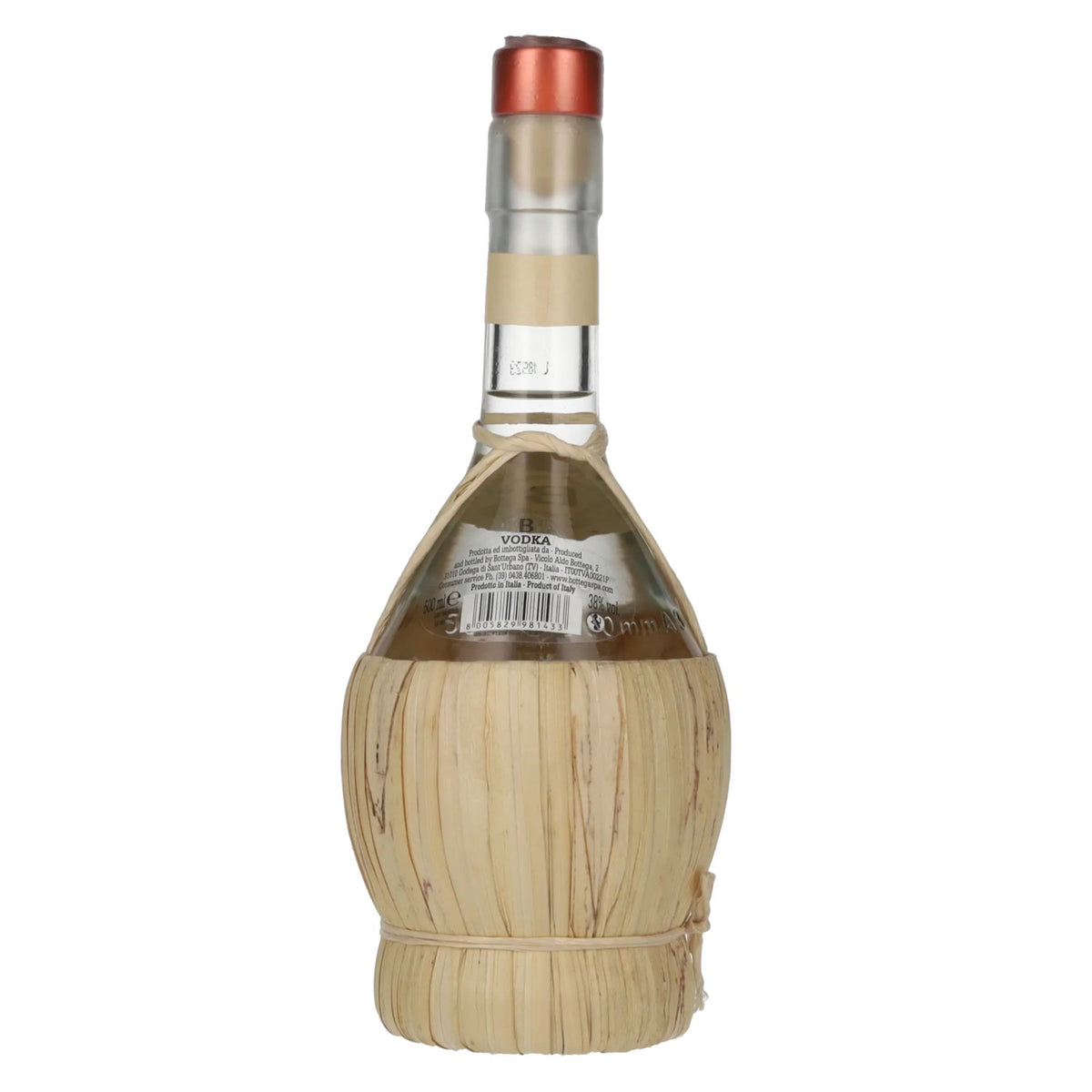 Bottega Vodka Puro Grano 38% Vol. 0,5l