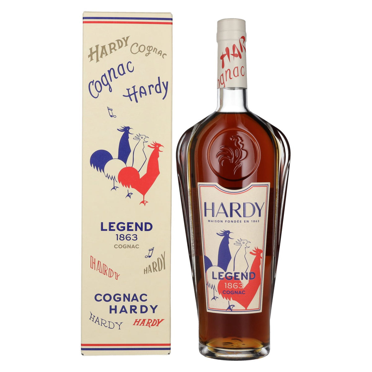 Hardy Cognac LEGEND 1863 40% Vol. 0,7l in gift box