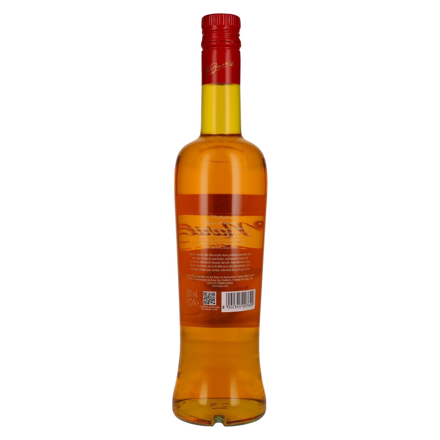 Roner Marille Aprikosenlikör 30% Vol. 0,7l