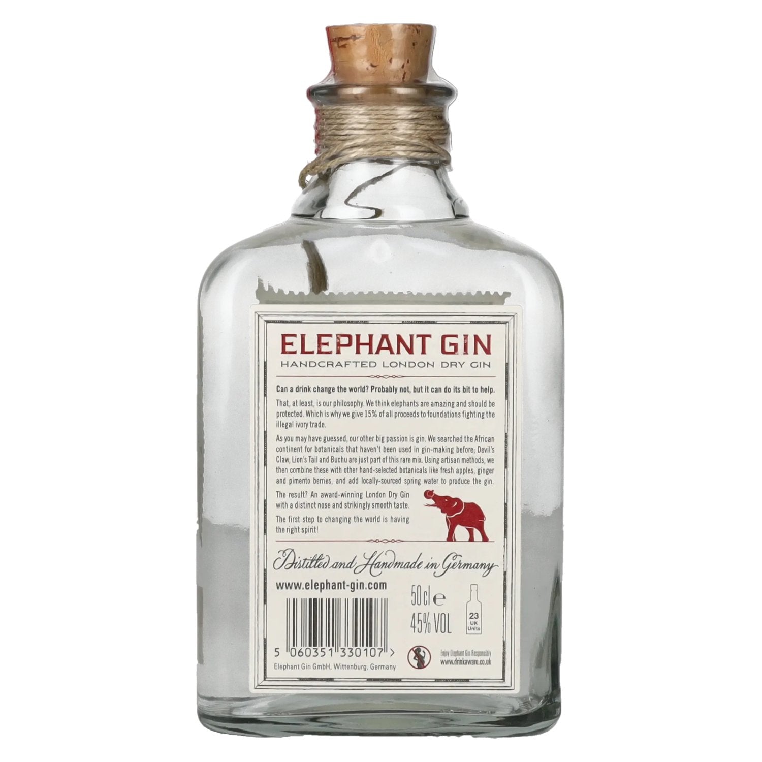 Elephant London Dry Gin 45% vol. 0,5l