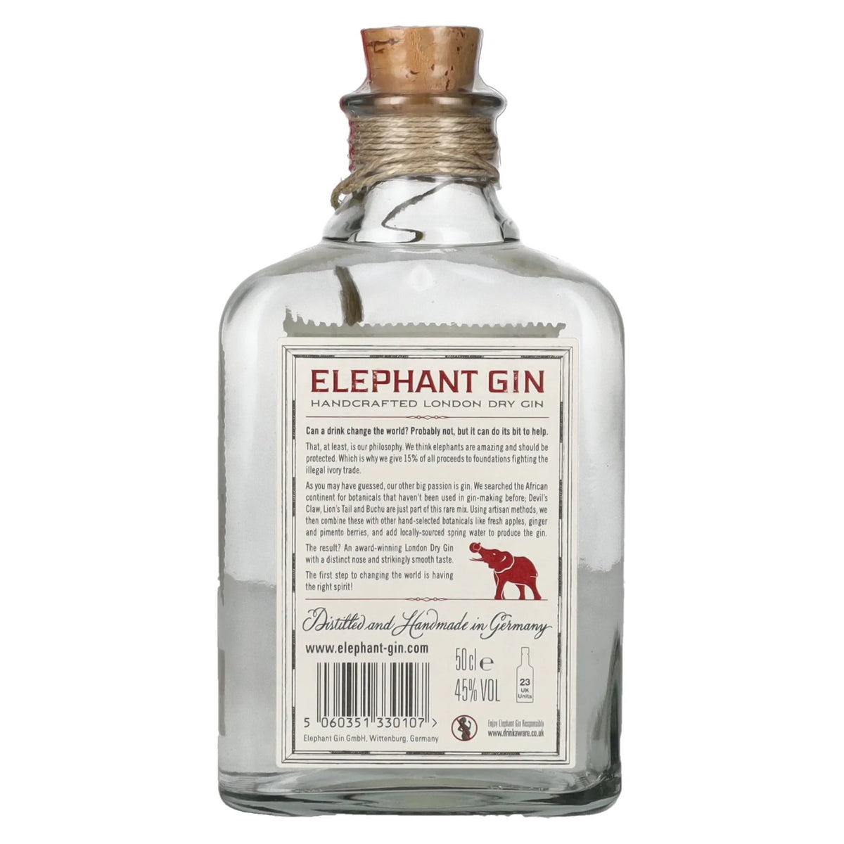 Elephant London Dry Gin 45 % vol. 0,5 l