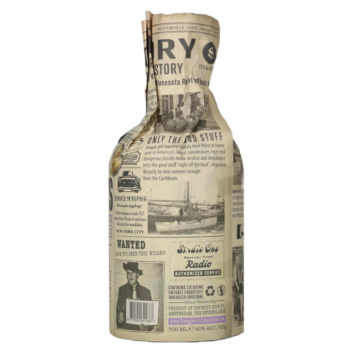 Smuggler's Treasure JAMAICA Single Origin Aged Rum 40% Vol. 0,7l