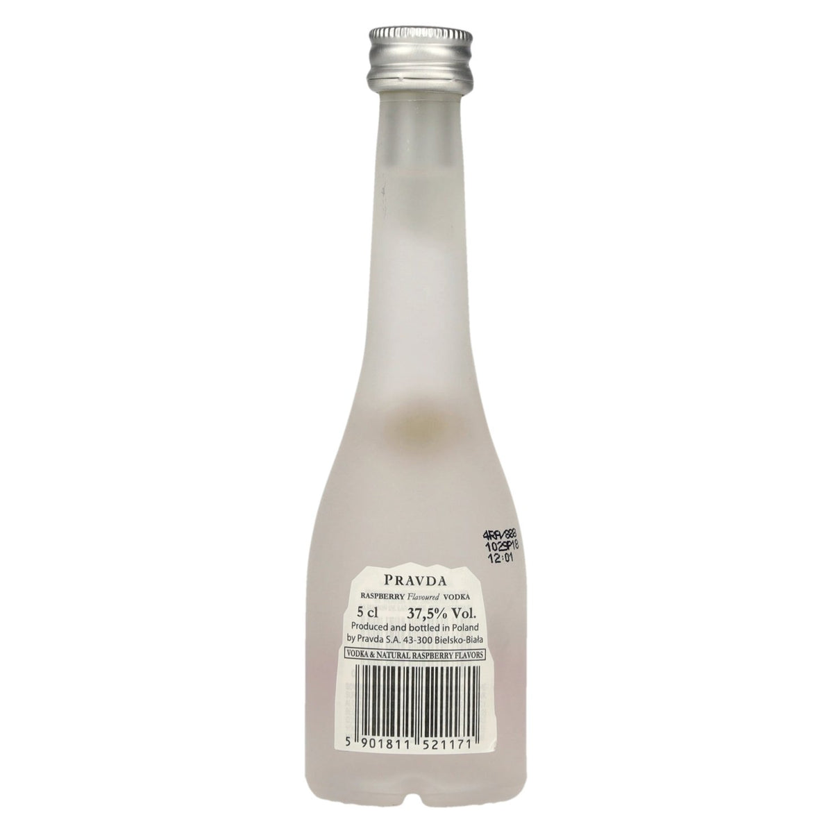 Pravda RASPBERRY Flavored Vodka 37,5% Vol. 0,05l