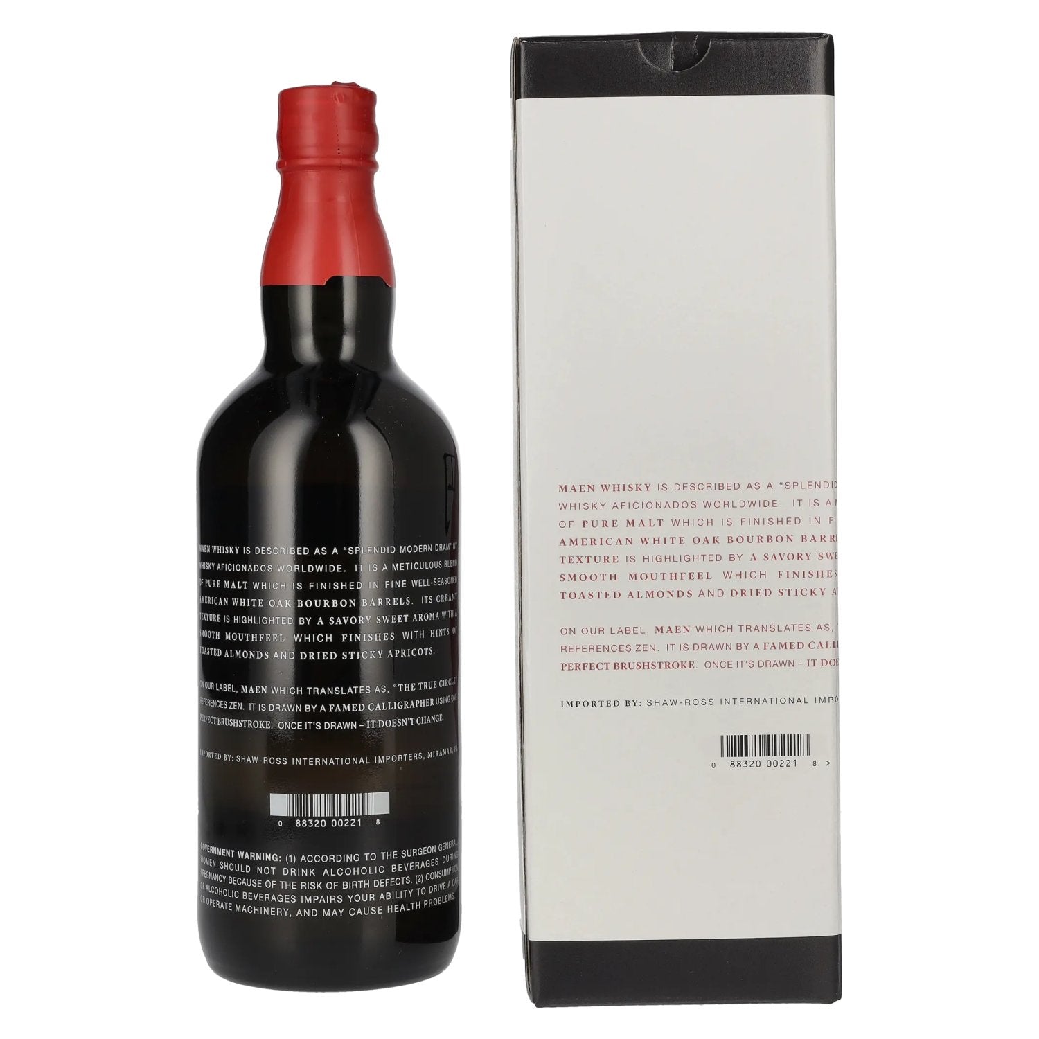 Maen The Perfect Circle 8 Years Old Whisky 43% Vol. 0,7l in Geschenkbox