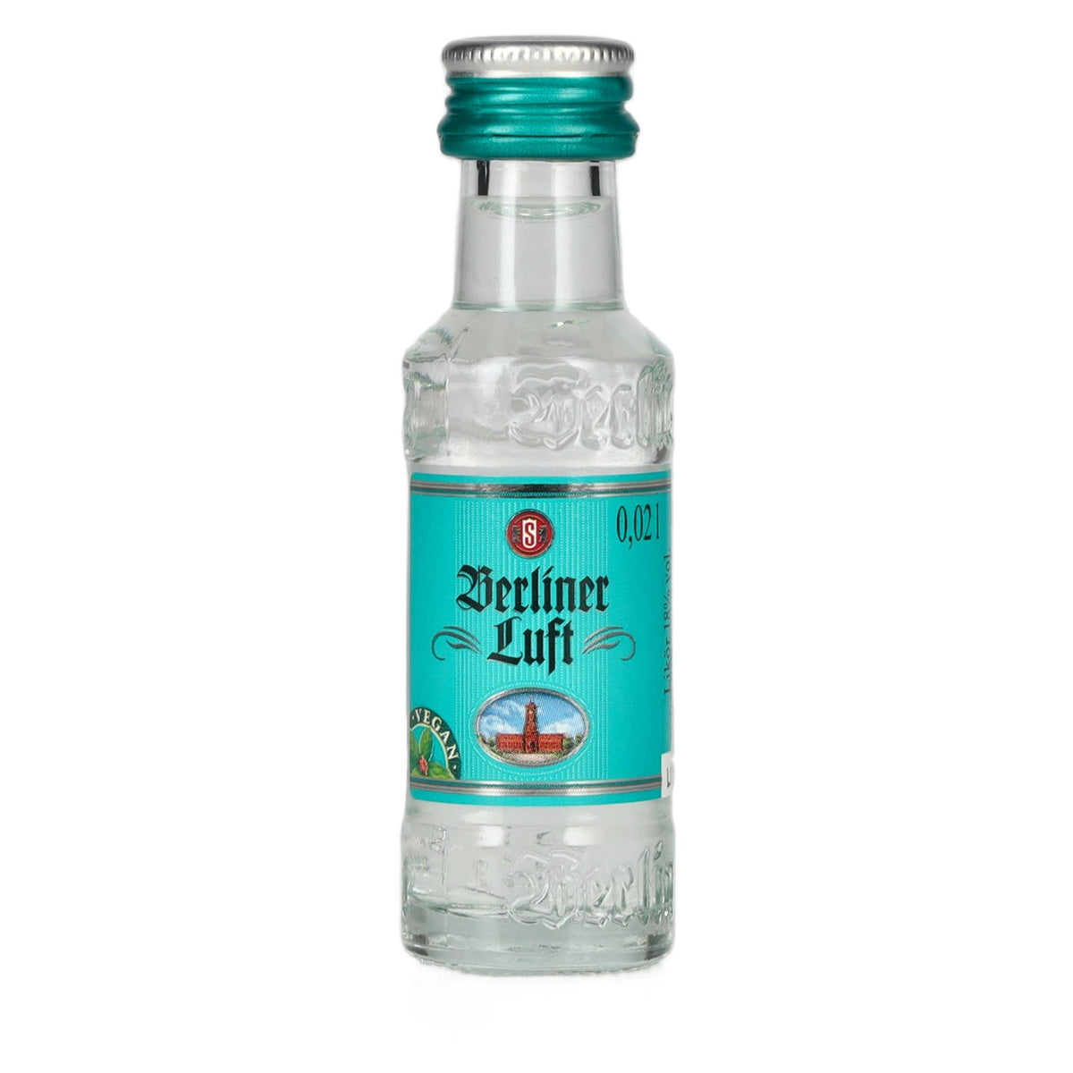 Berliner Luft DER FRISCHE Liqueur de menthe poivrée 18 % vol. 24 x 0,02 l