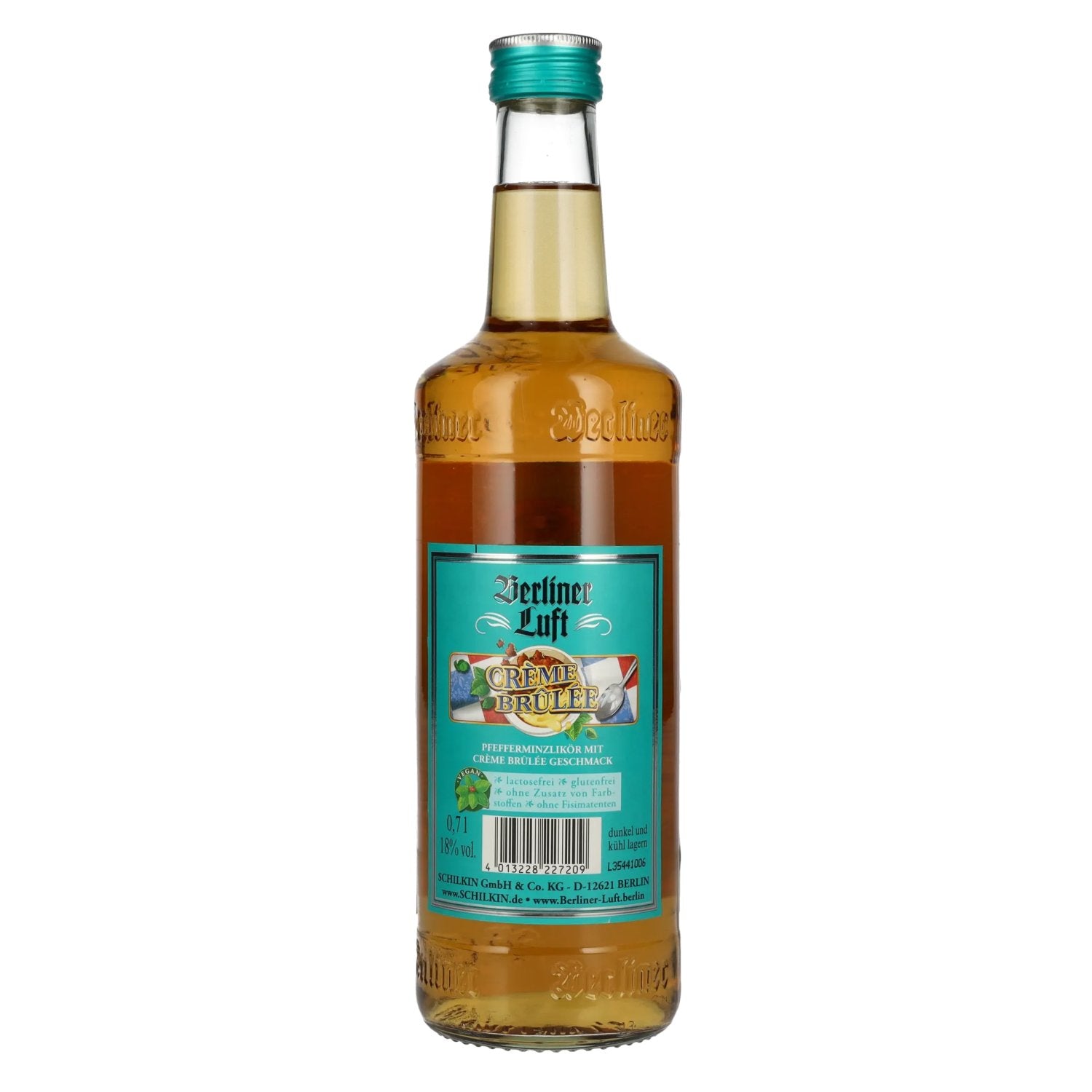 Berliner Luft CRÈME BRÛLÉE Der Frische Pfefferminzlikör 18% Vol. 0,7l