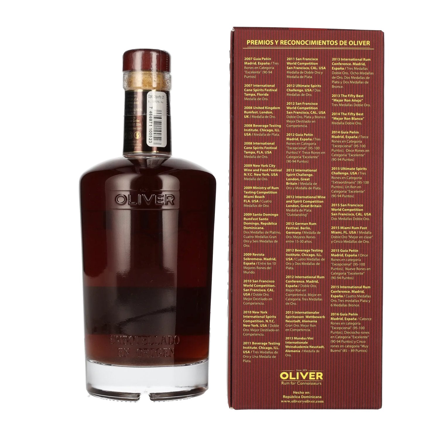 Opthimus 25 Sistema Solera OportO Ron Artesanal 43% Vol. 0,7l in gift box