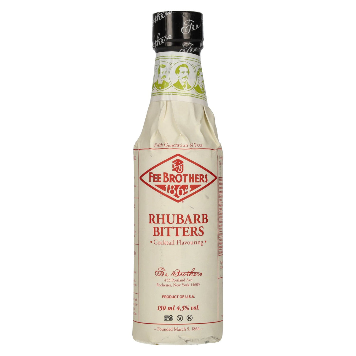 Fee Brothers Rhubarb Bitters 4.5% ABV 0.15l