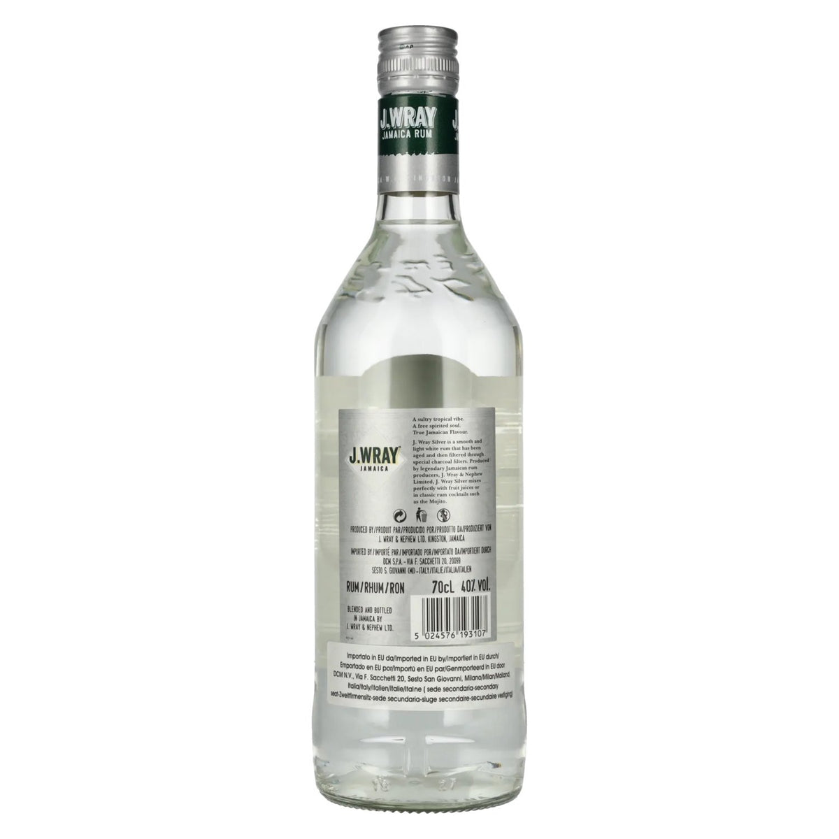 J.Wray Silver Jamaica Rum 40% Vol. 0,7l