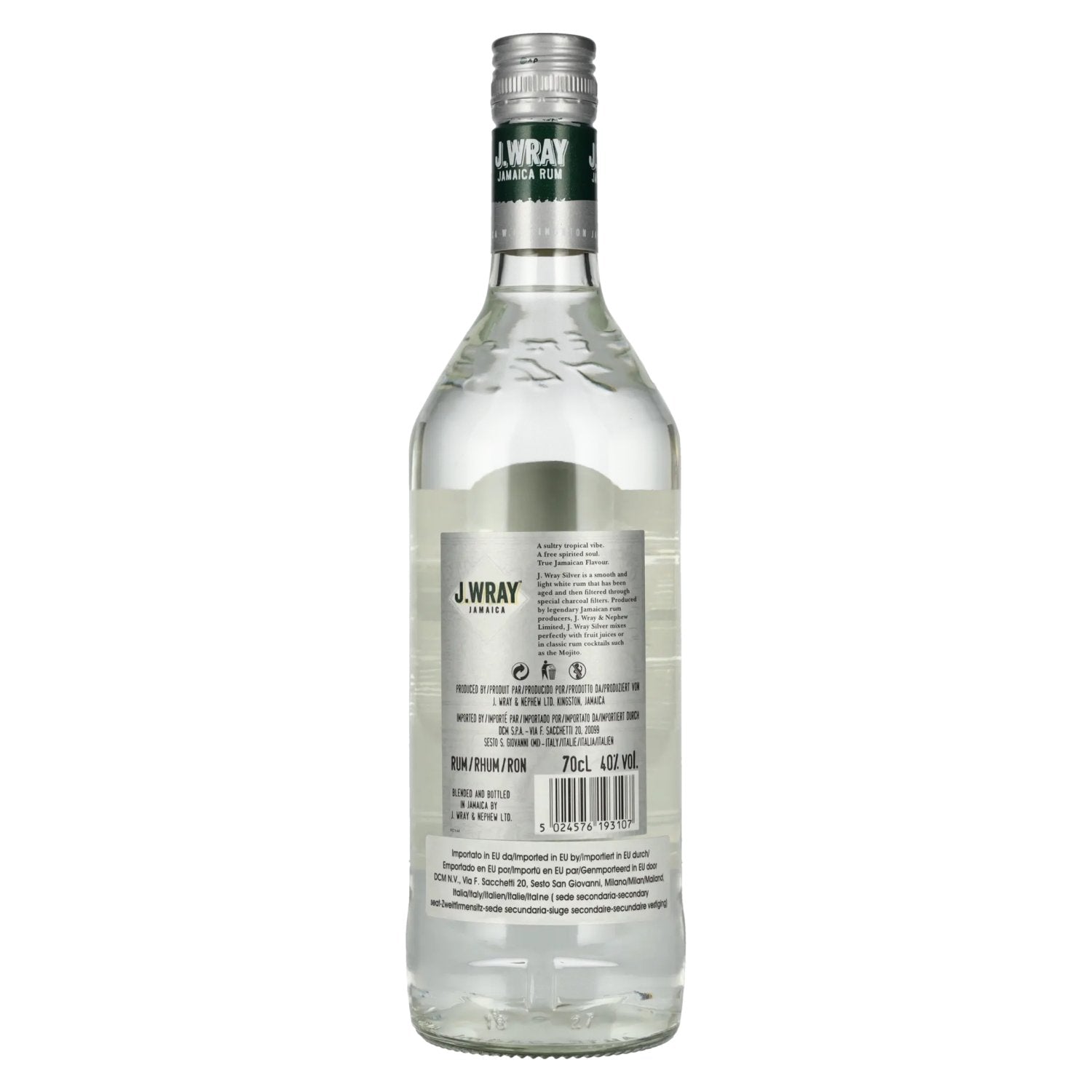 J.Wray Silver Jamaica Rum 40% Vol. 0,7l