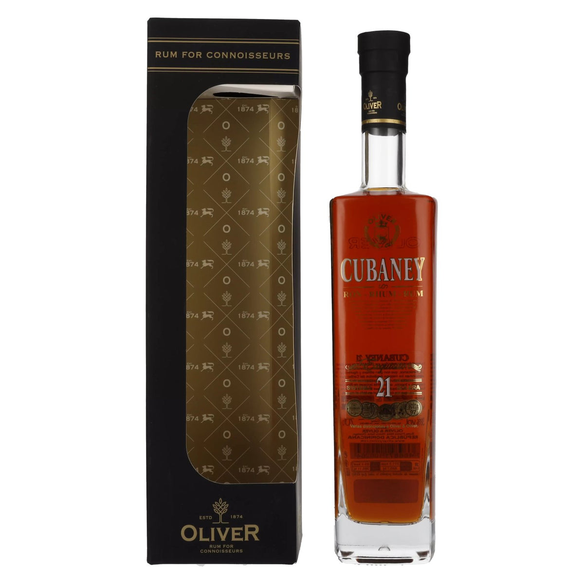 Ron Cubaney EXQUISITO 21 Sistema Solera 38% vol. 0,7l en boîte cadeau