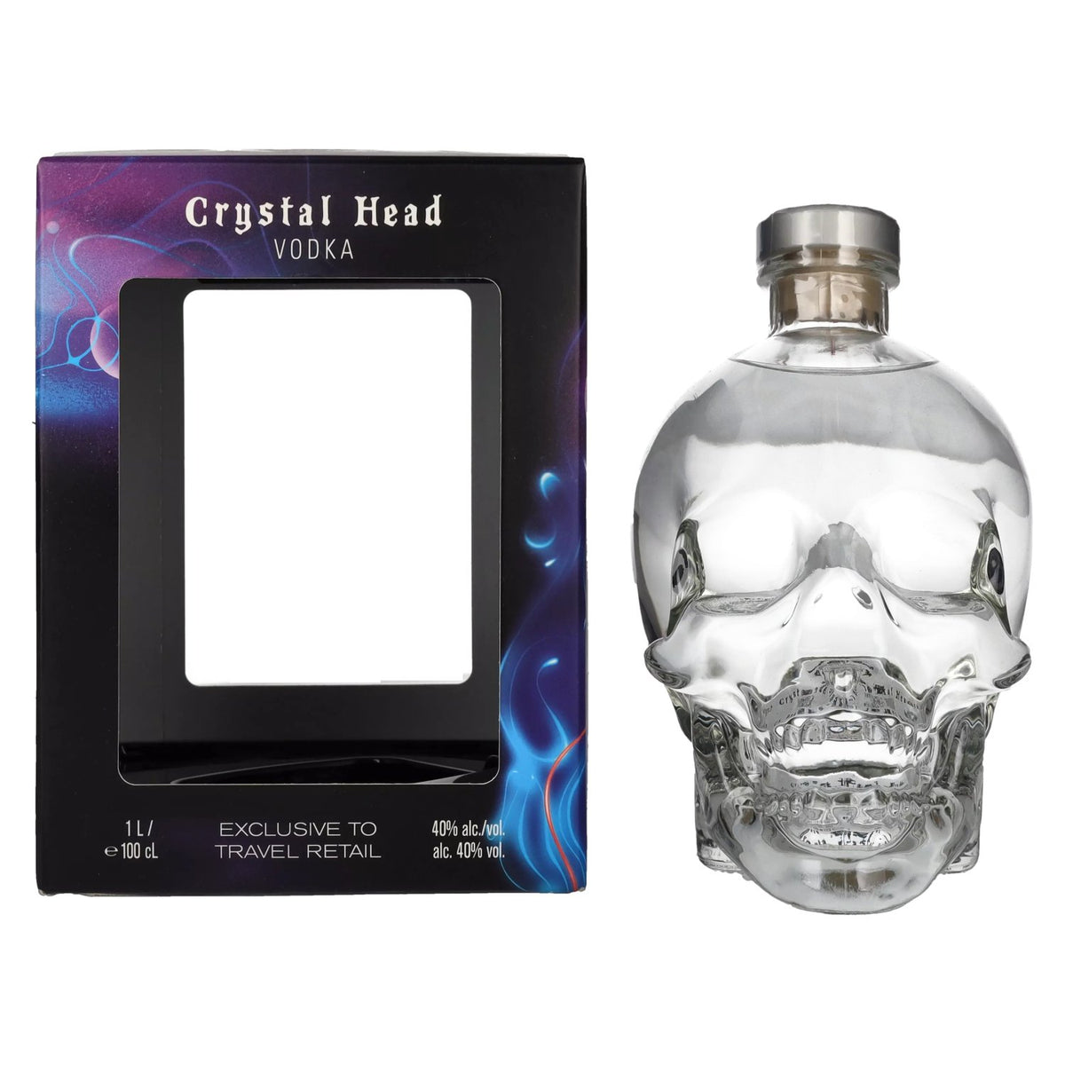 Crystal Head Vodka 40% vol. 1l dans une boîte cadeau
