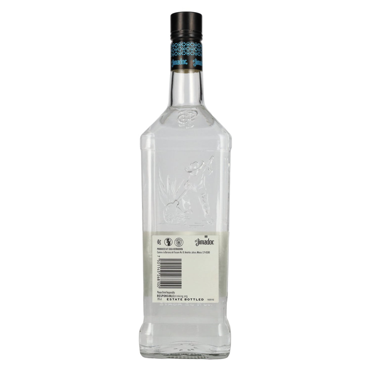 El Jimador Tequila Blanco 100% Blue Agave 38% ABV 0.7l