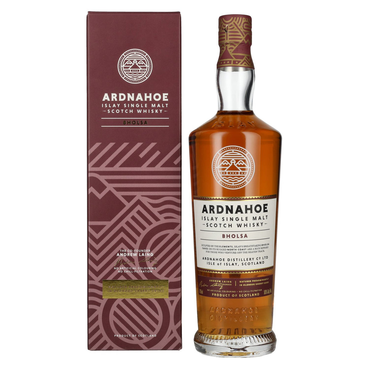 Ardnahoe BHOLSA Islay Single Malt Whisky 50% Vol. 0,7l in gift box