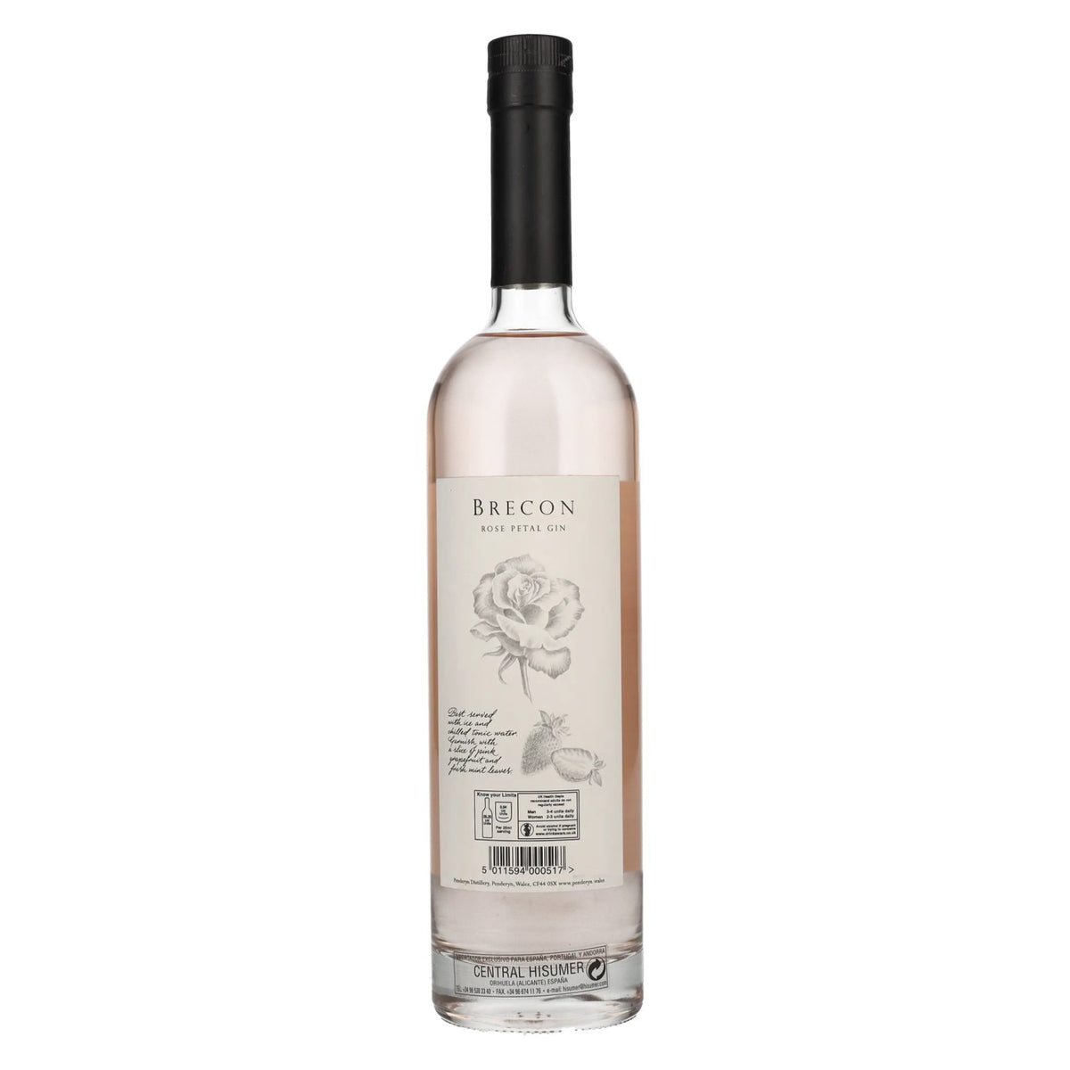 Brecon ROSE PETAL Gin 37,5% Vol. 0,7l