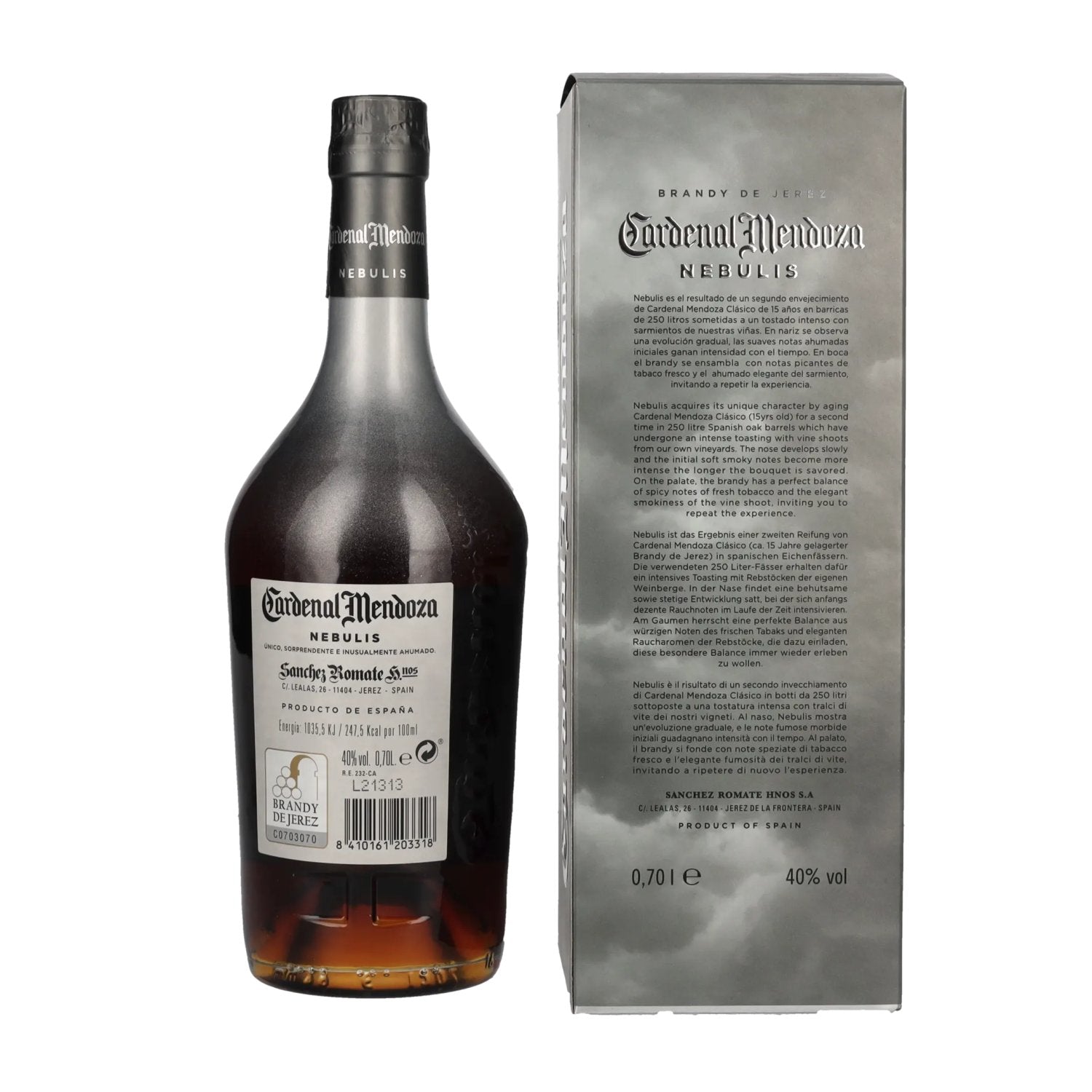 Cardenal Mendoza NEBULIS Rare Cask Finished 40% Vol. 0,7l in Geschenkbox