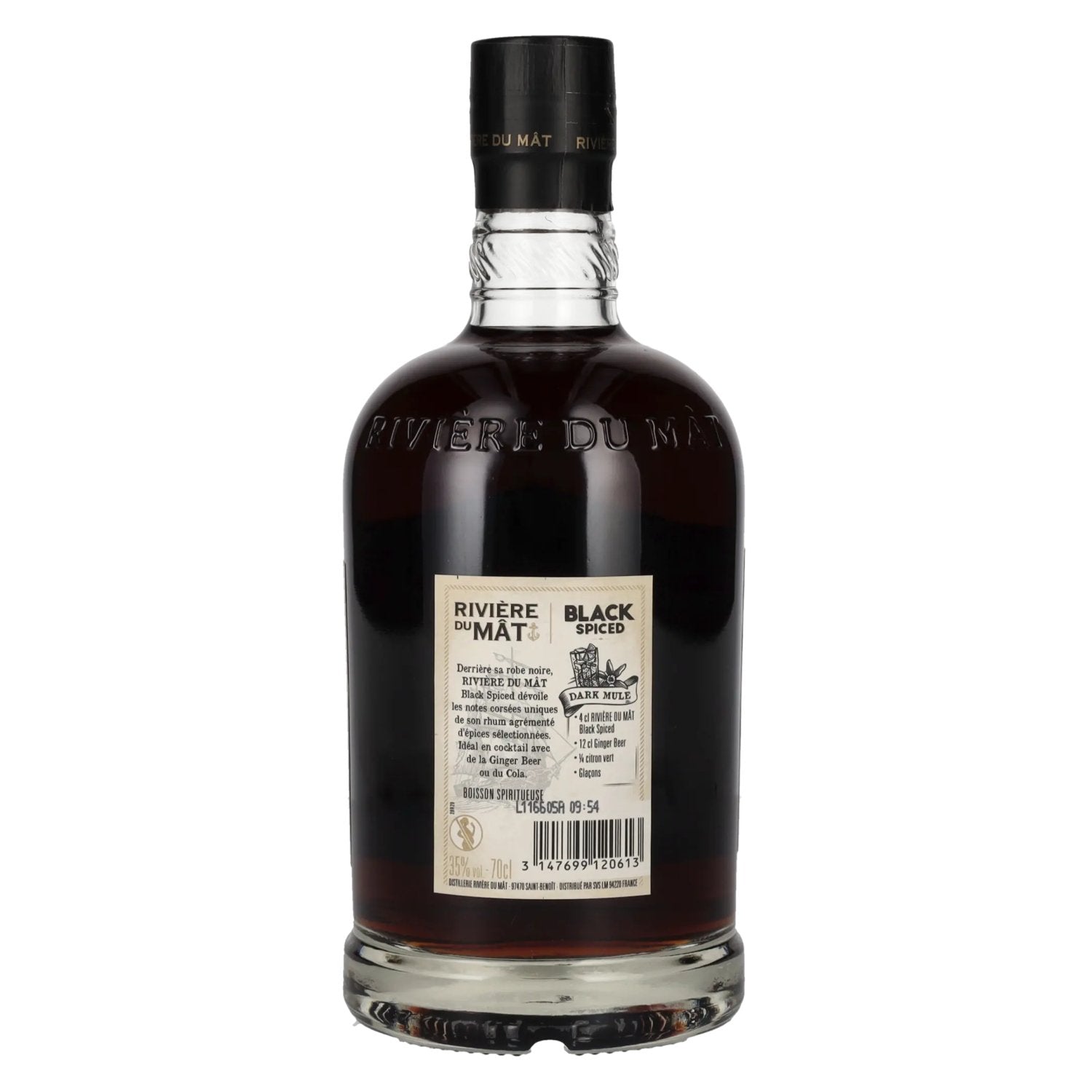 Rivière du Mât Black Spiced 35% Vol. 0,7l