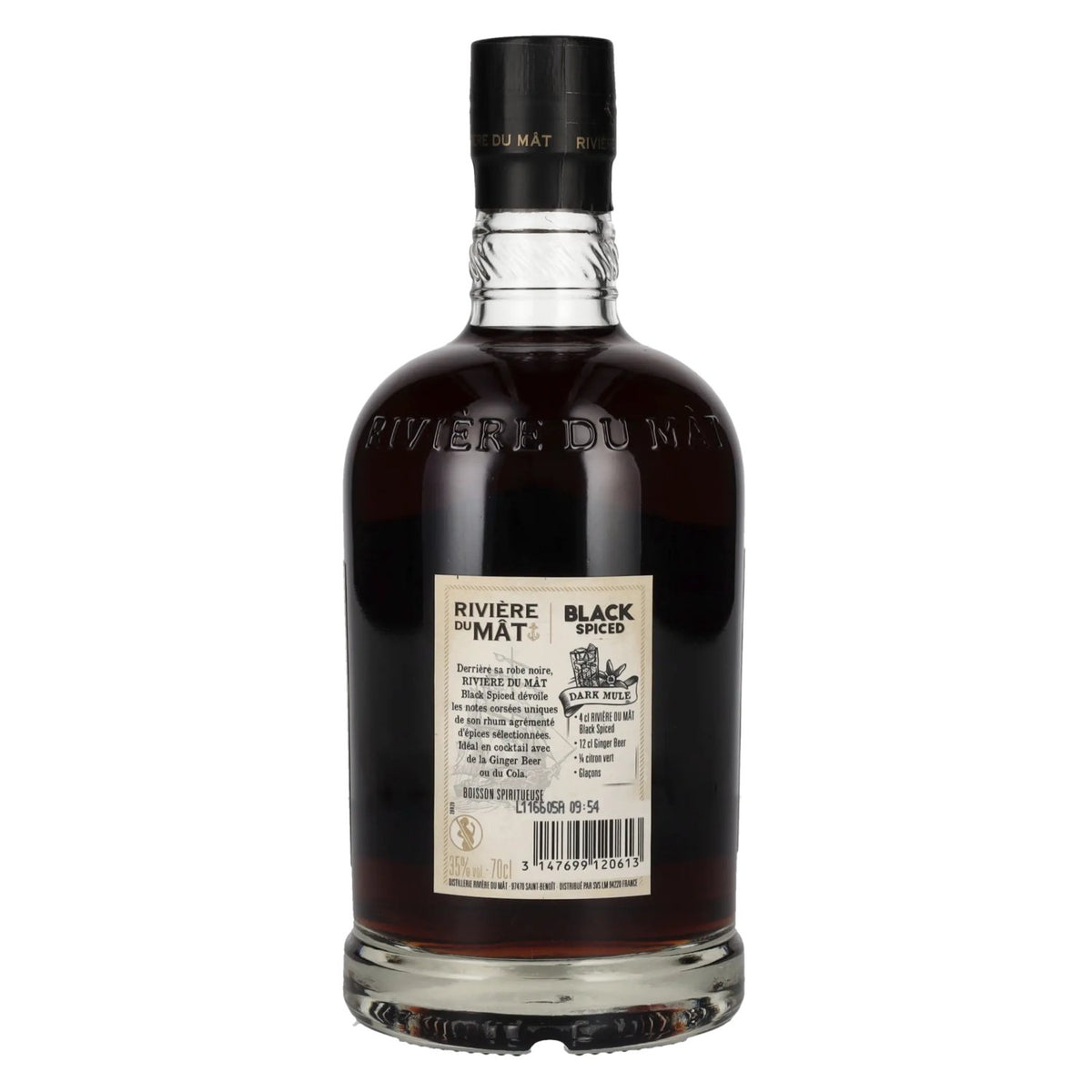 Rivière du Mât Black Spiced 35% Vol. 0,7l