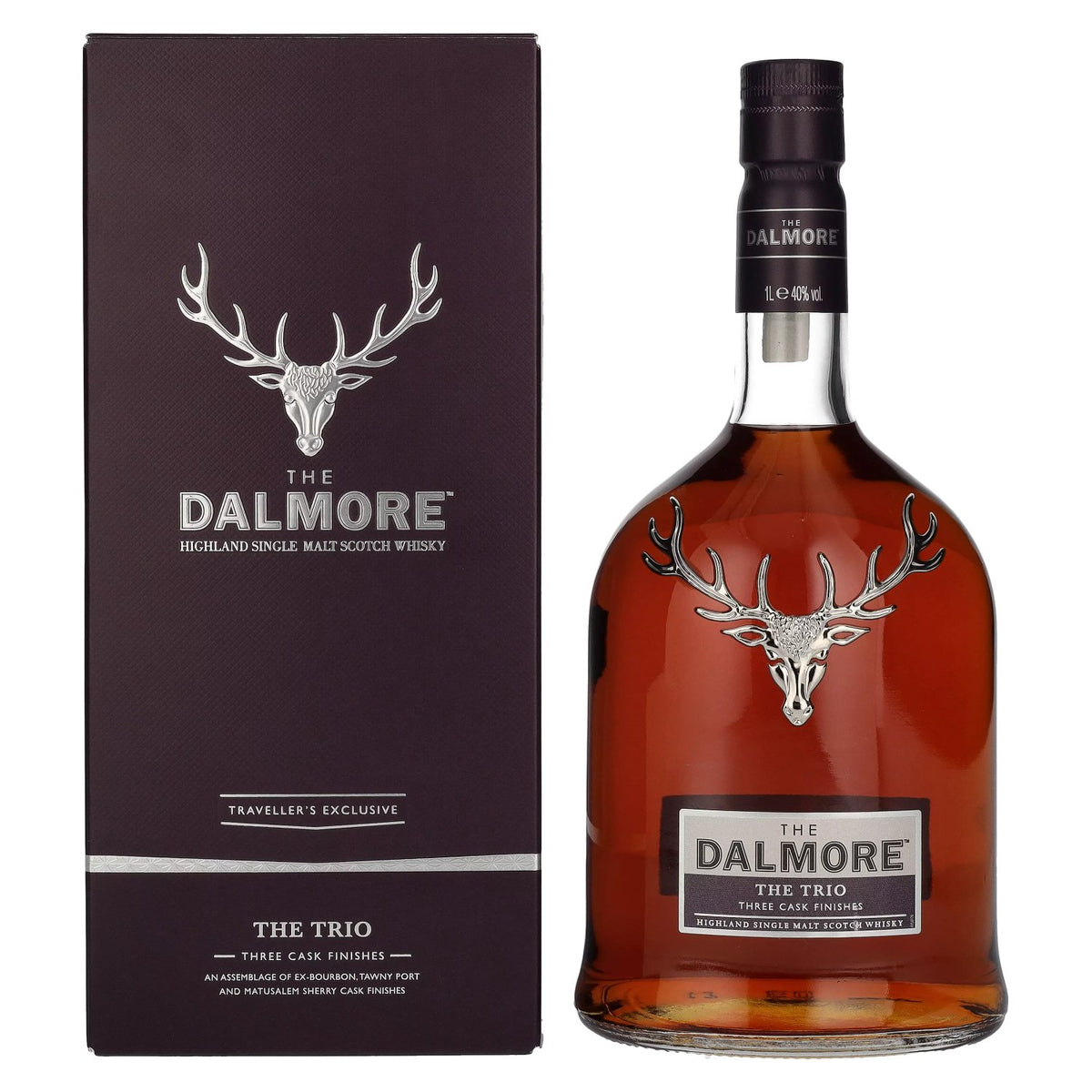 The Dalmore THE TRIO Highland Single Malt Scotch Whisky 40% Vol. 1l en coffret cadeau