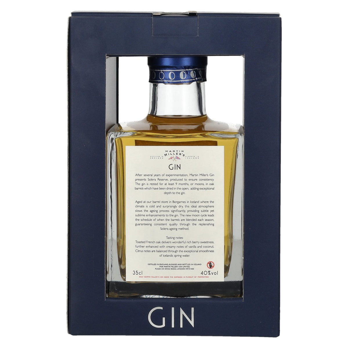 Martin Miller's 9 Moons Solera Reserve Barrel Aged Gin 40% Vol. 0,35l in Geschenkbox
