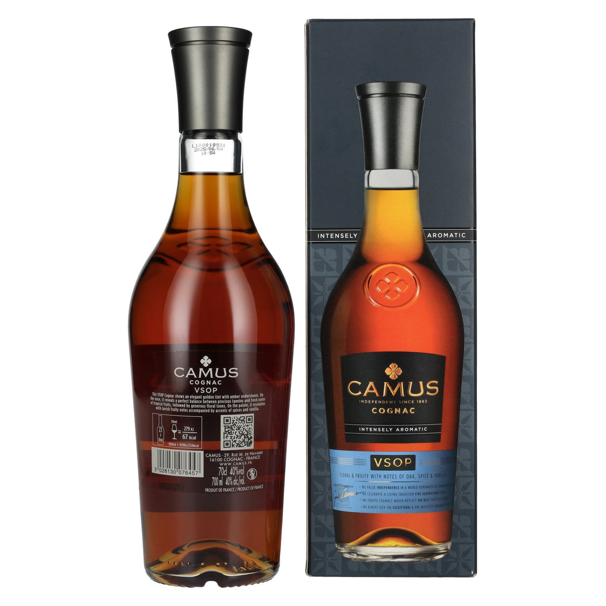 Camus VSOP Intensely Aromatic Cognac 40% Vol. 0,7l in Geschenkbox