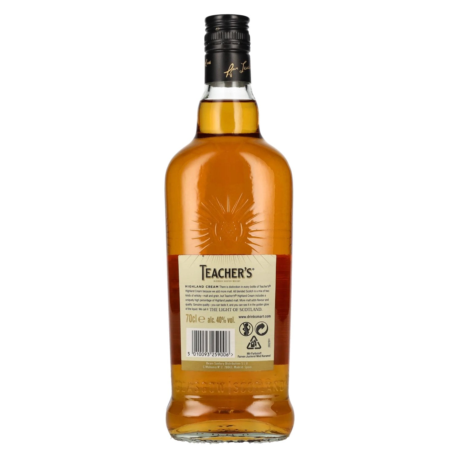 Teacher's HIGHLAND CREAM Blended Scotch Whisky 40% Vol. 0,7l