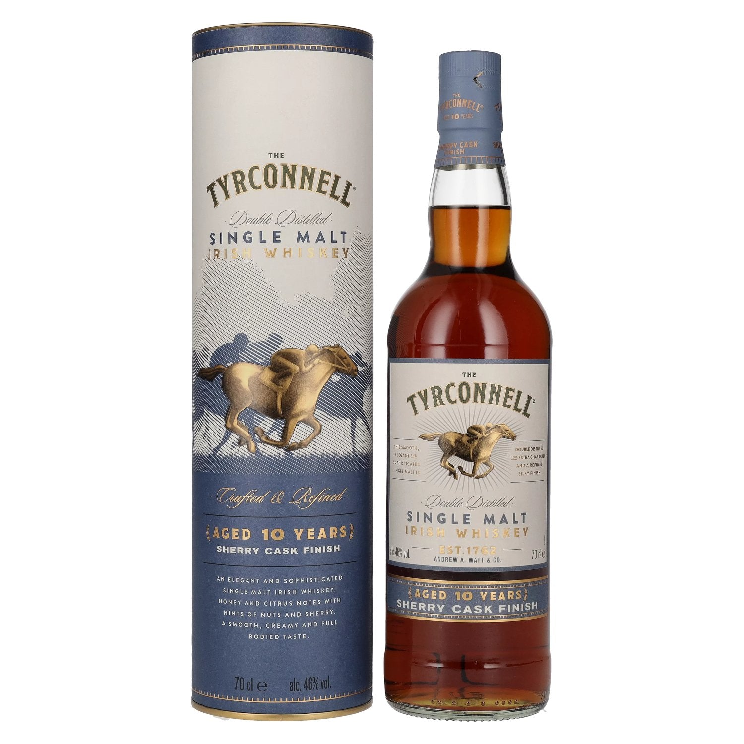 The Tyrconnell 10 Years Old Sherry Cask 46% Vol. 0,7l in gift box