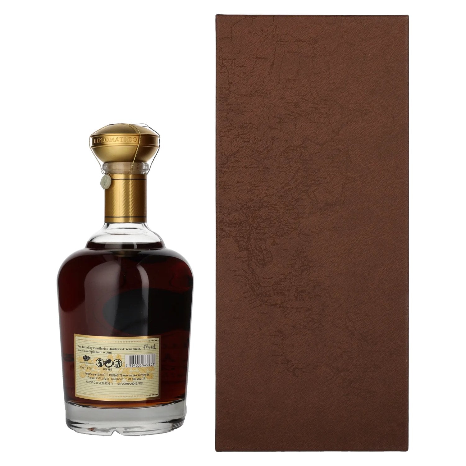 Diplomático AMBASSADOR Selection Cask Strength 47% Vol. 0,7l in Geschenkbox mit Lederoptik