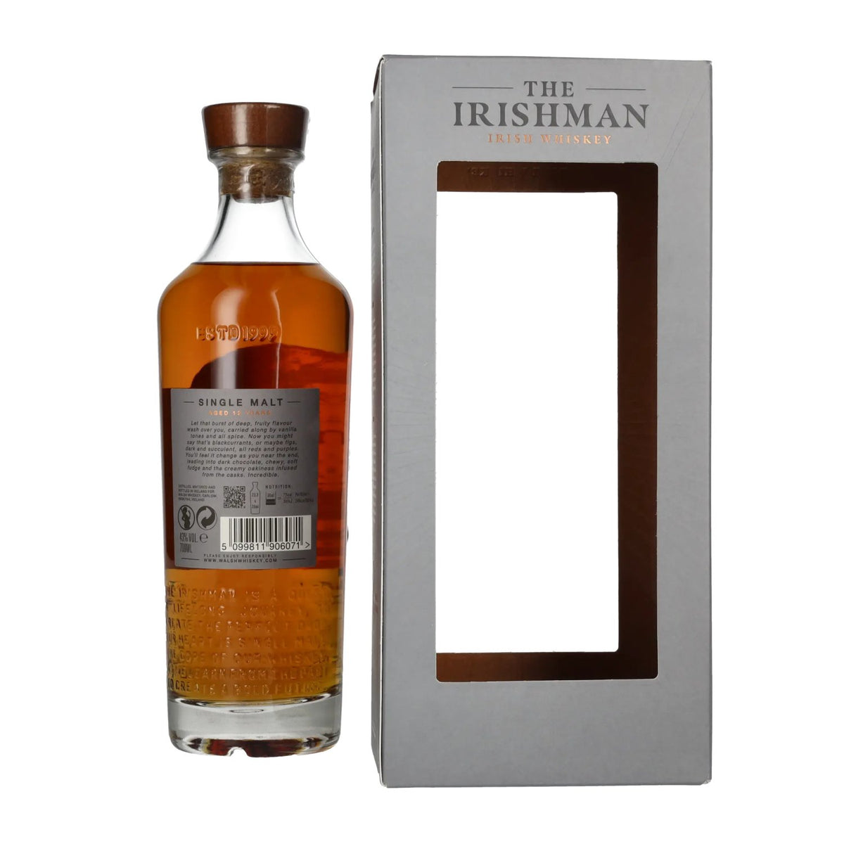 The Irishman 12 Years Old Single Malt Irish Whiskey 43% vol. 0,7l en coffret cadeau
