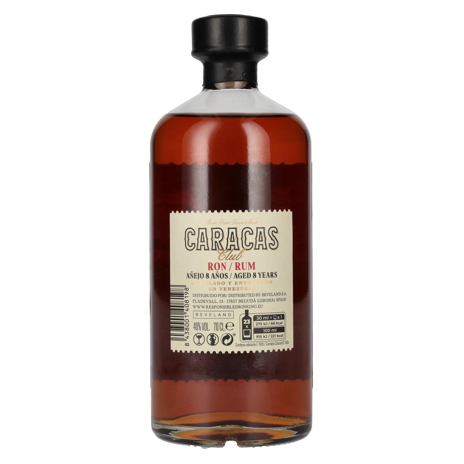 Caracas Club Roner Añejo 8 Años 40% Vol. 0,7l