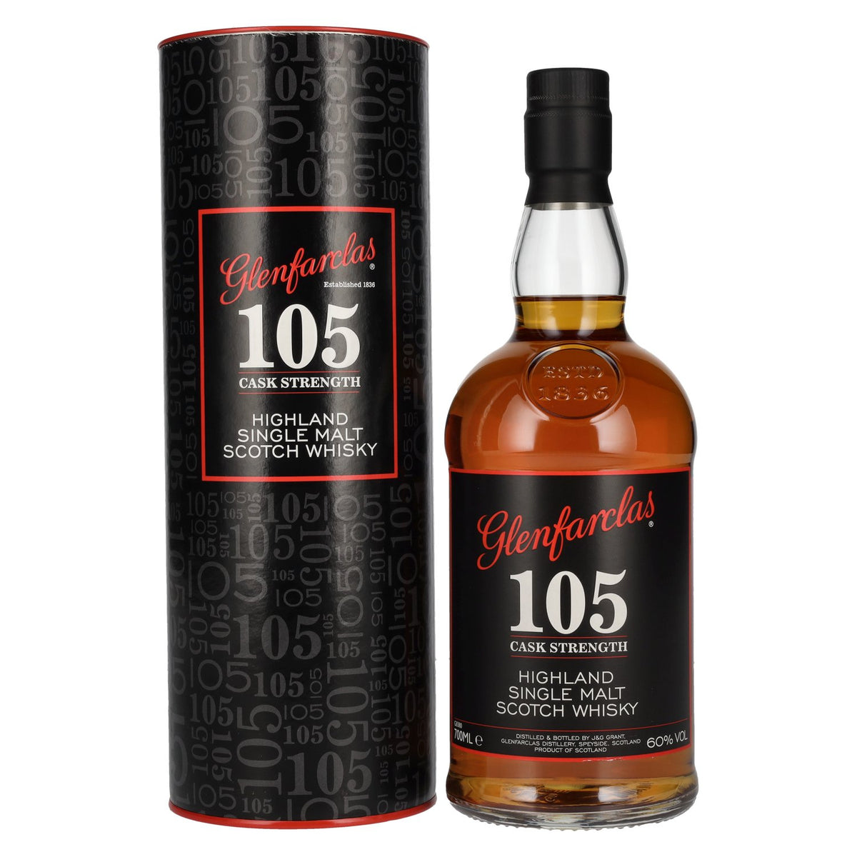 Glenfarclas 105 CASK STRENGTH Highland Single Malt 60% vol. 0,7l en boîte cadeau