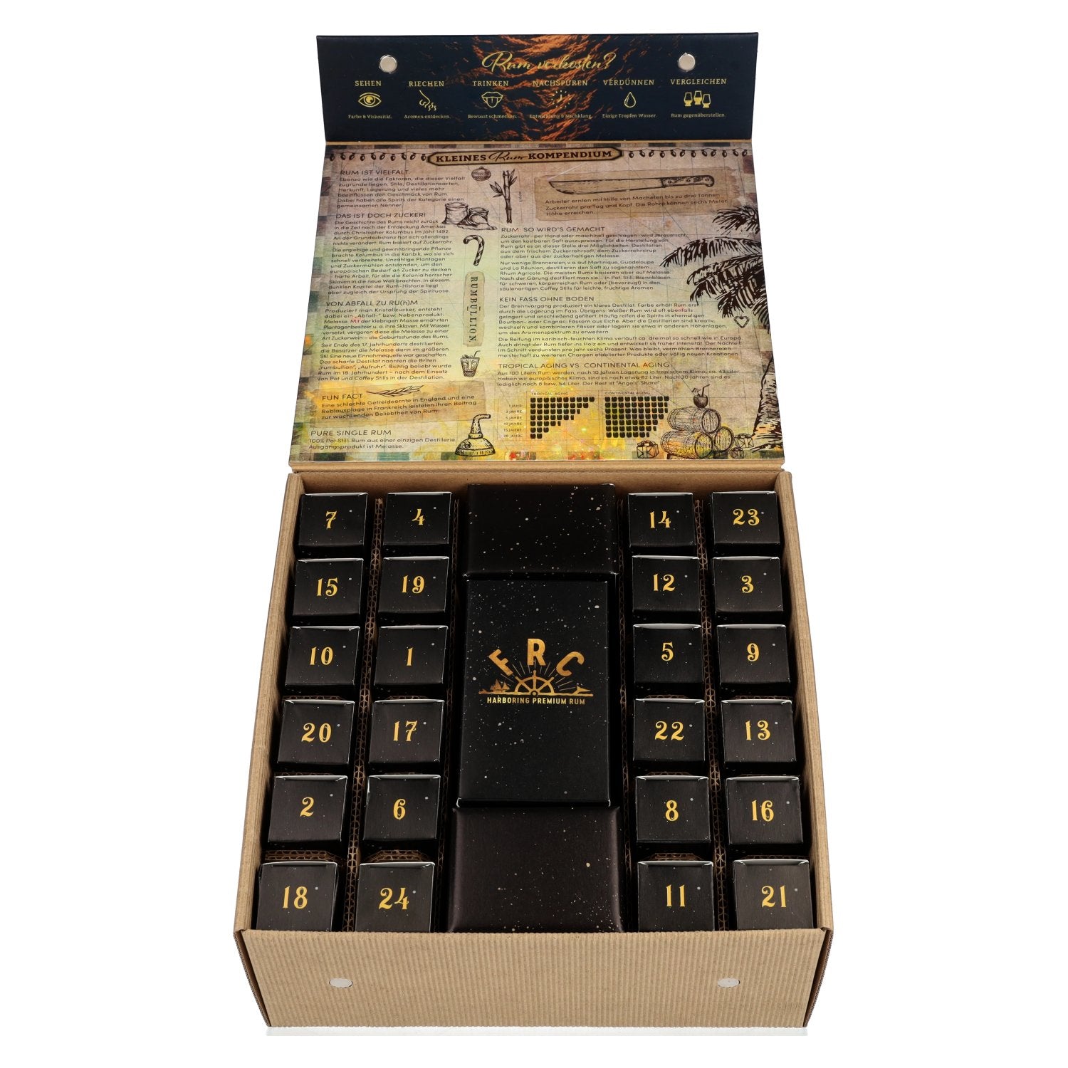 Calendrier de l'Avent au rhum OH HOLY 43,5% vol. 24x0,02l