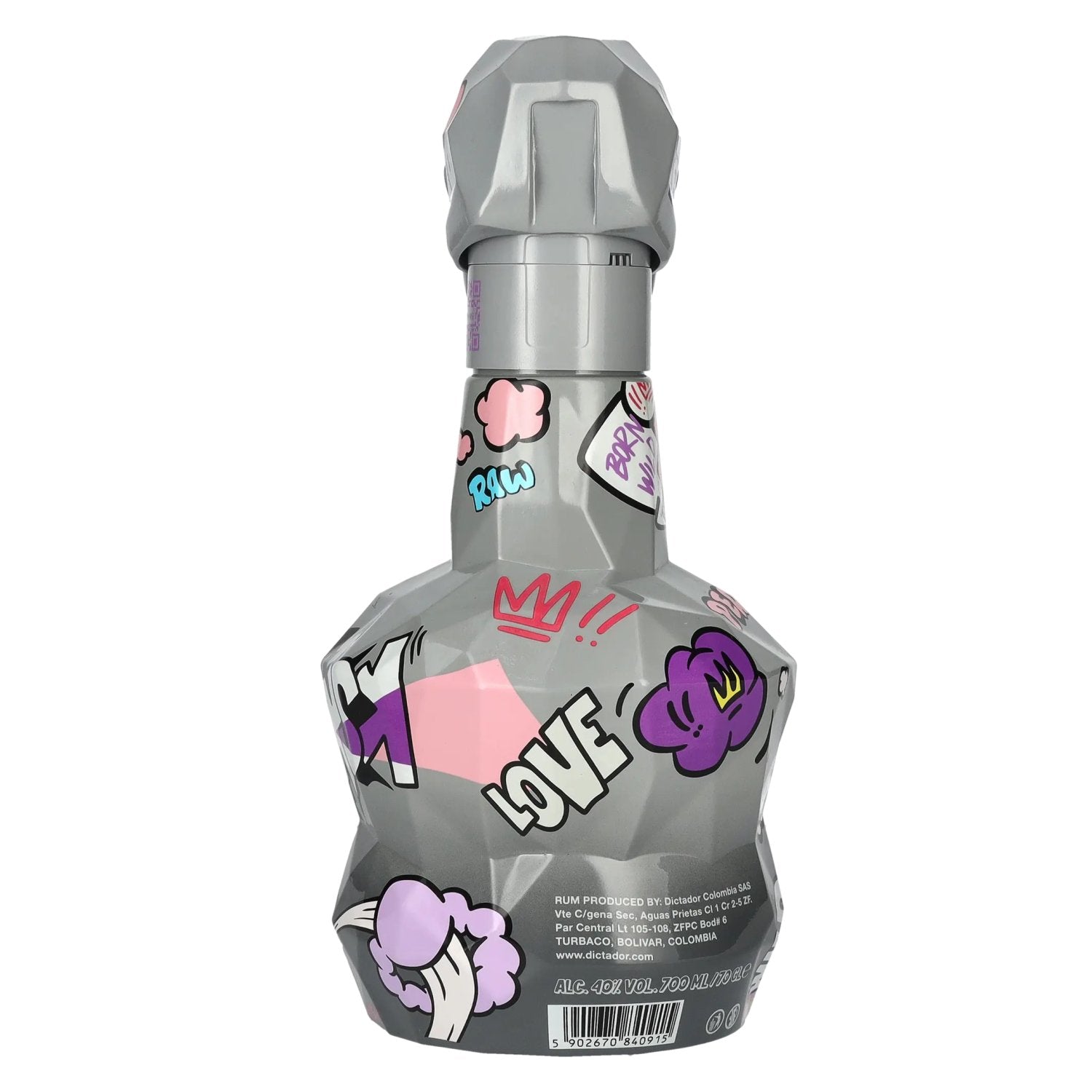 Dictador GAME CHANGER GREY & PINK Colombian Rum 40% Vol. 0,7l