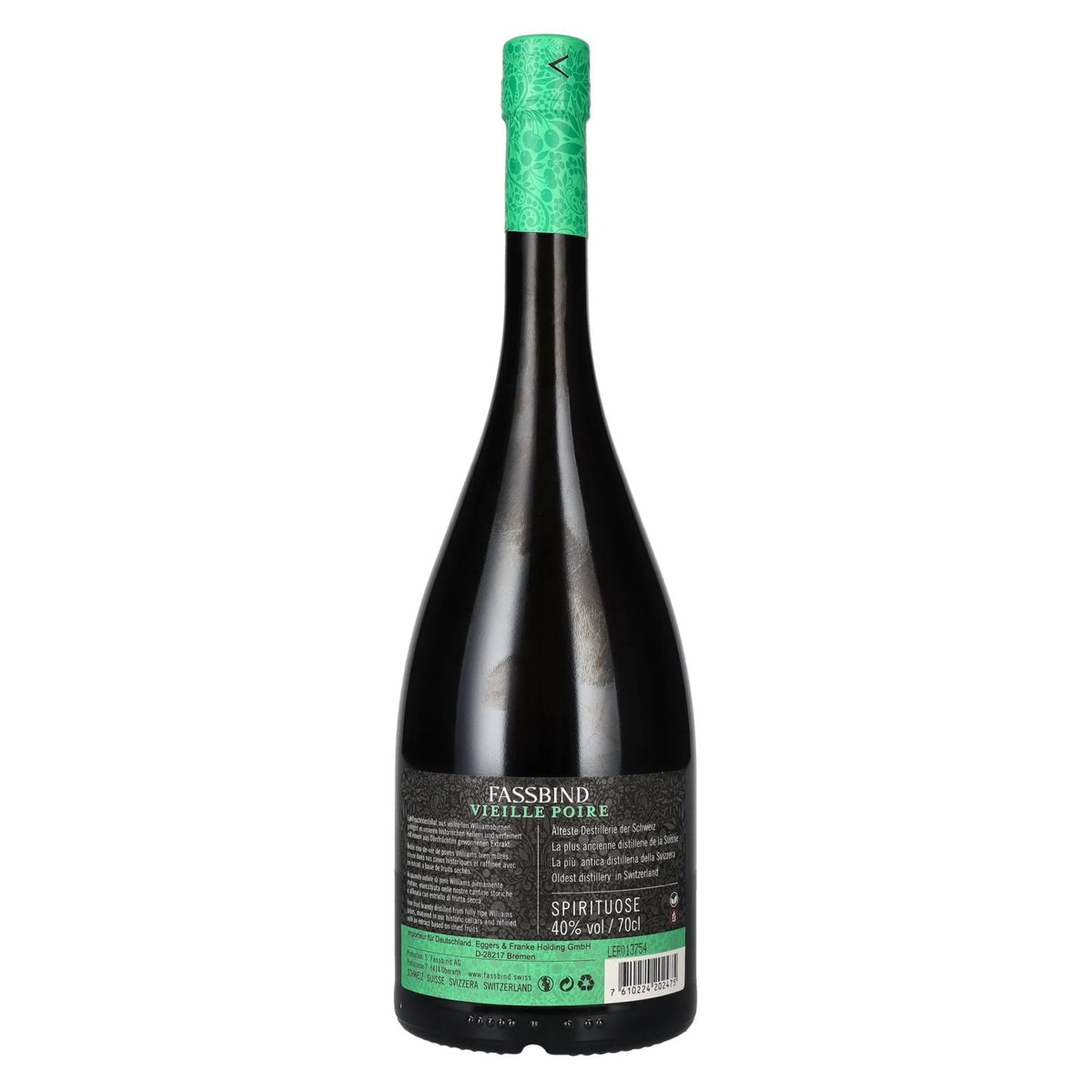 Fassbind Les Vieilles Barriques VIEILLE POIRE 40% Vol. 0,7l