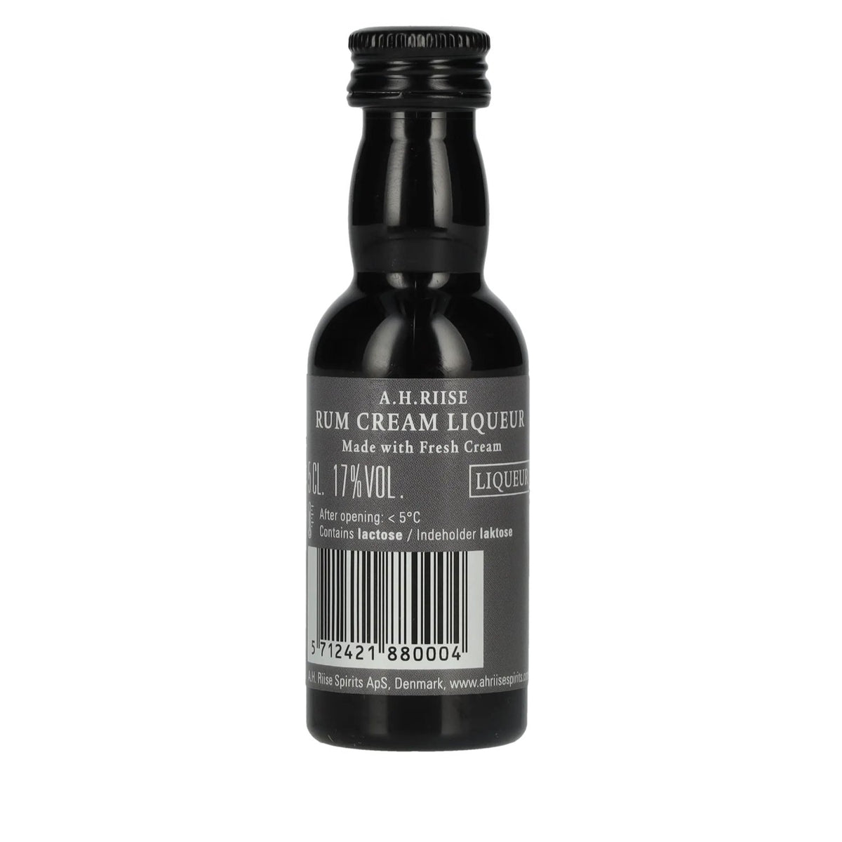 A.H. Riise Liqueur de rhum à la crème PET 17% vol. 0,05l