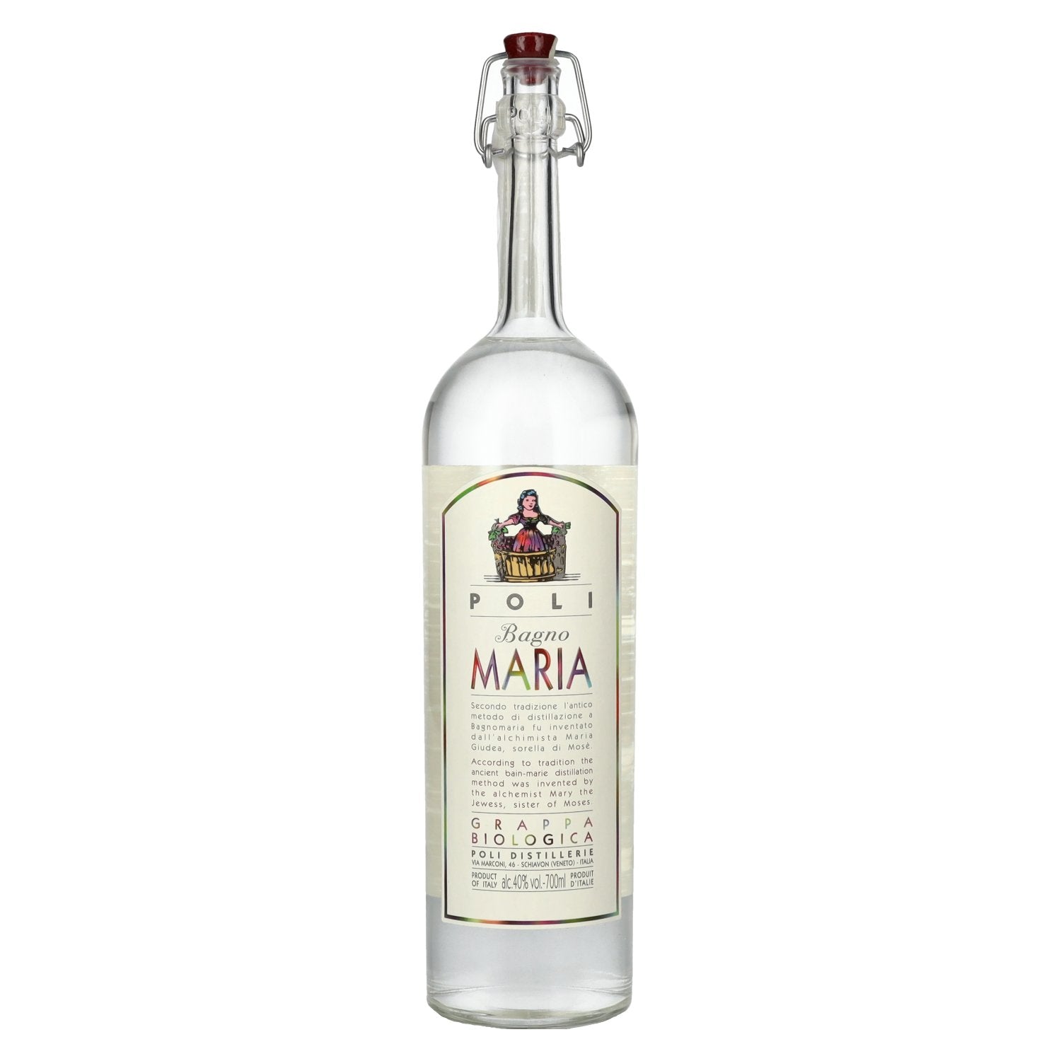 Poli Grappa Bagno Maria Biologica 40% vol. 0,7l